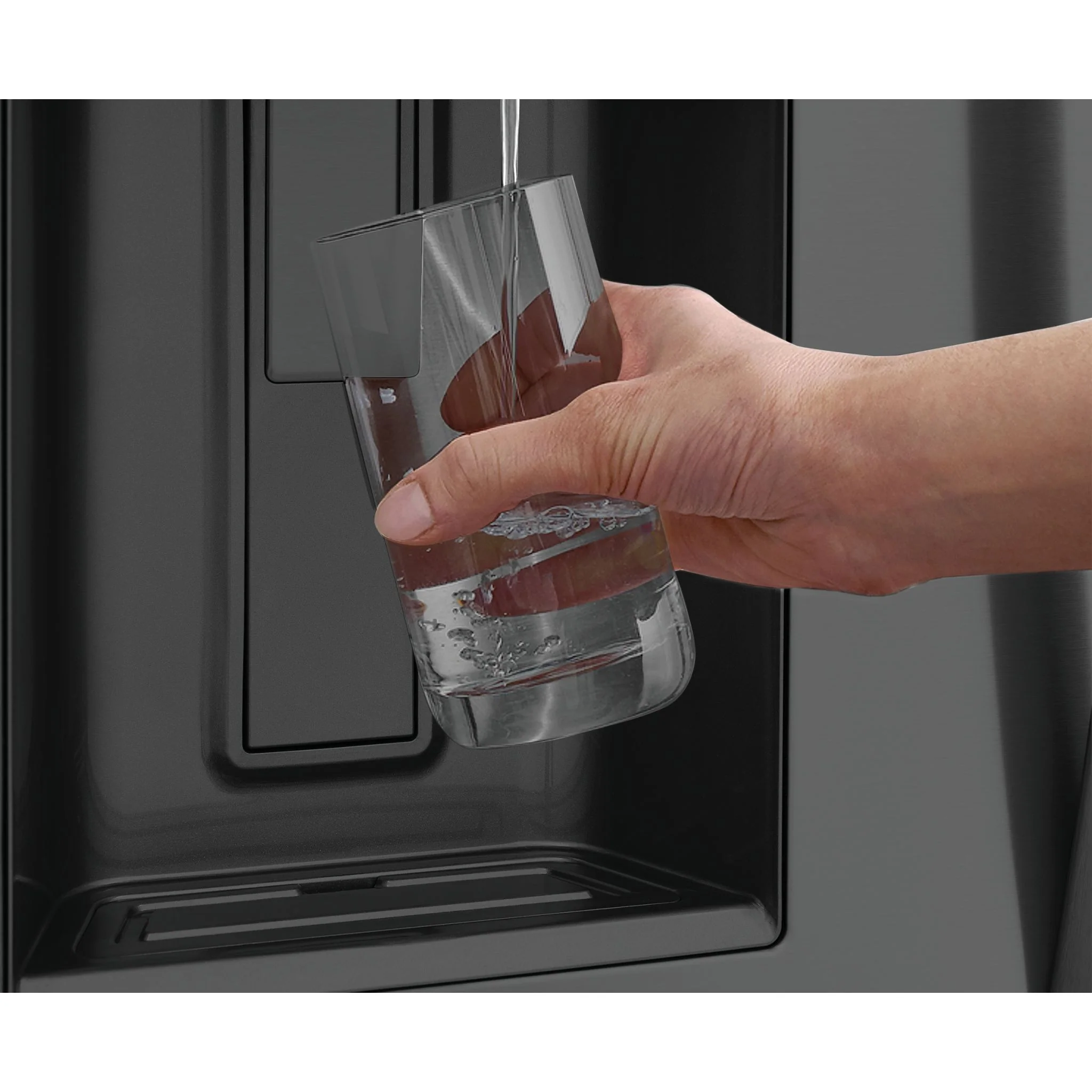 Frigidaire Gallery 23 Cu. Ft. Counter-Depth French Door Refrigerator - Black Stainless ( GRFC2353AD ) - Image 5