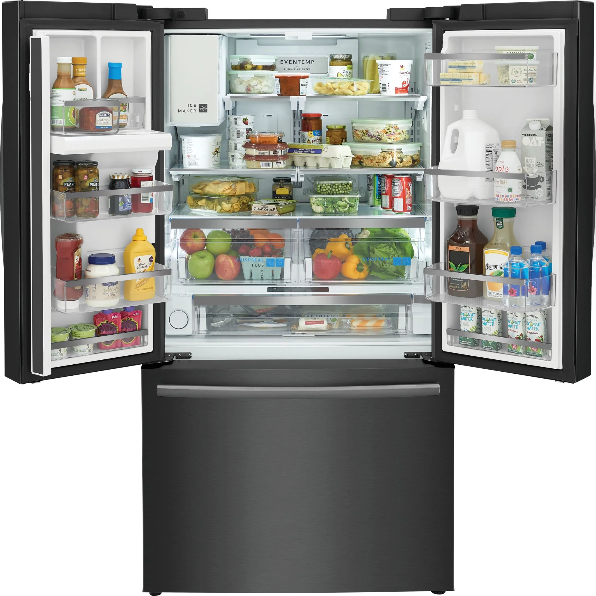 Frigidaire Gallery 23 Cu. Ft. Counter-Depth French Door Refrigerator - Black Stainless ( GRFC2353AD ) - Image 7
