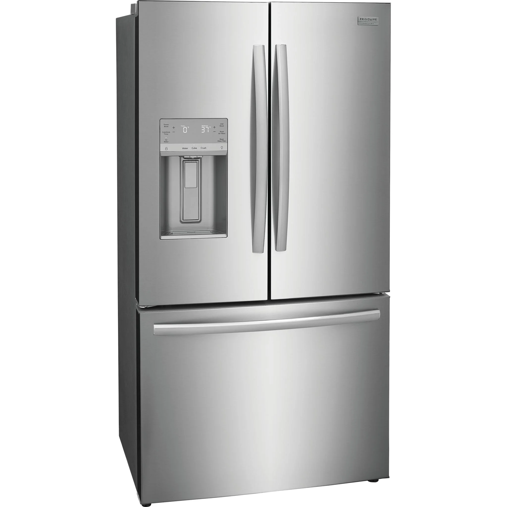 Frigidaire Gallery 23 Cu. Ft. Counter-Depth French Door Refrigerator - Stainless Steel ( GRFC2353AF ) - Image 2