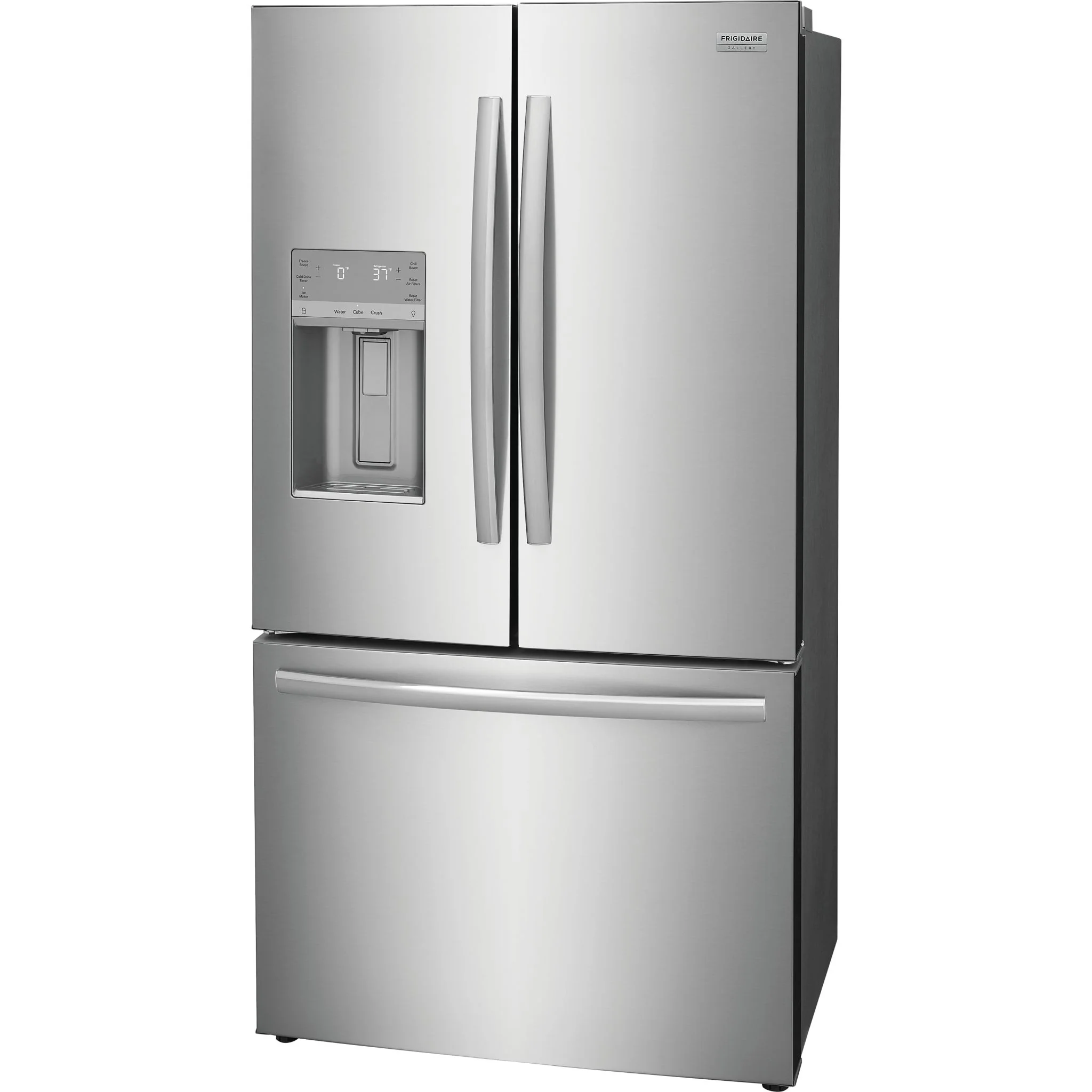 Frigidaire Gallery 23 Cu. Ft. Counter-Depth French Door Refrigerator - Stainless Steel ( GRFC2353AF ) - Image 3