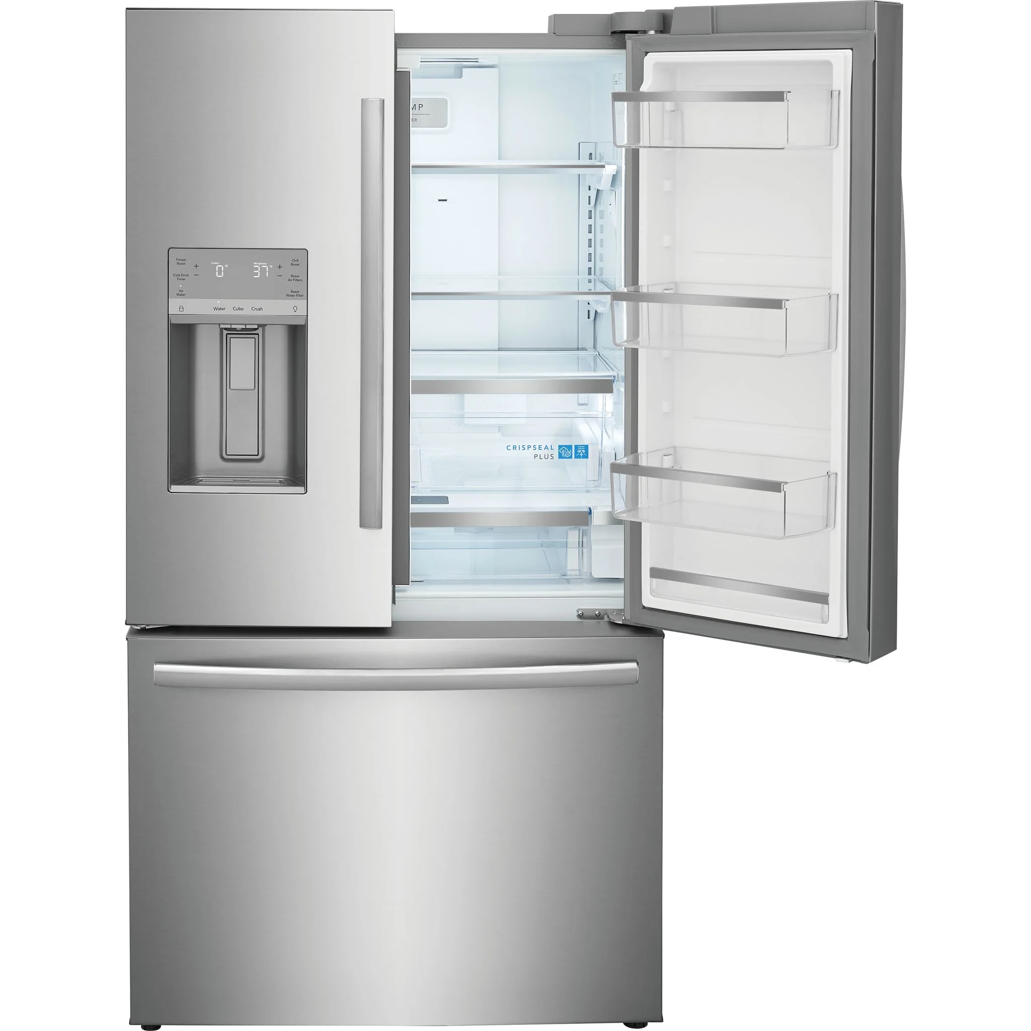 Frigidaire Gallery 23 Cu. Ft. Counter-Depth French Door Refrigerator - Stainless Steel ( GRFC2353AF ) - Image 7