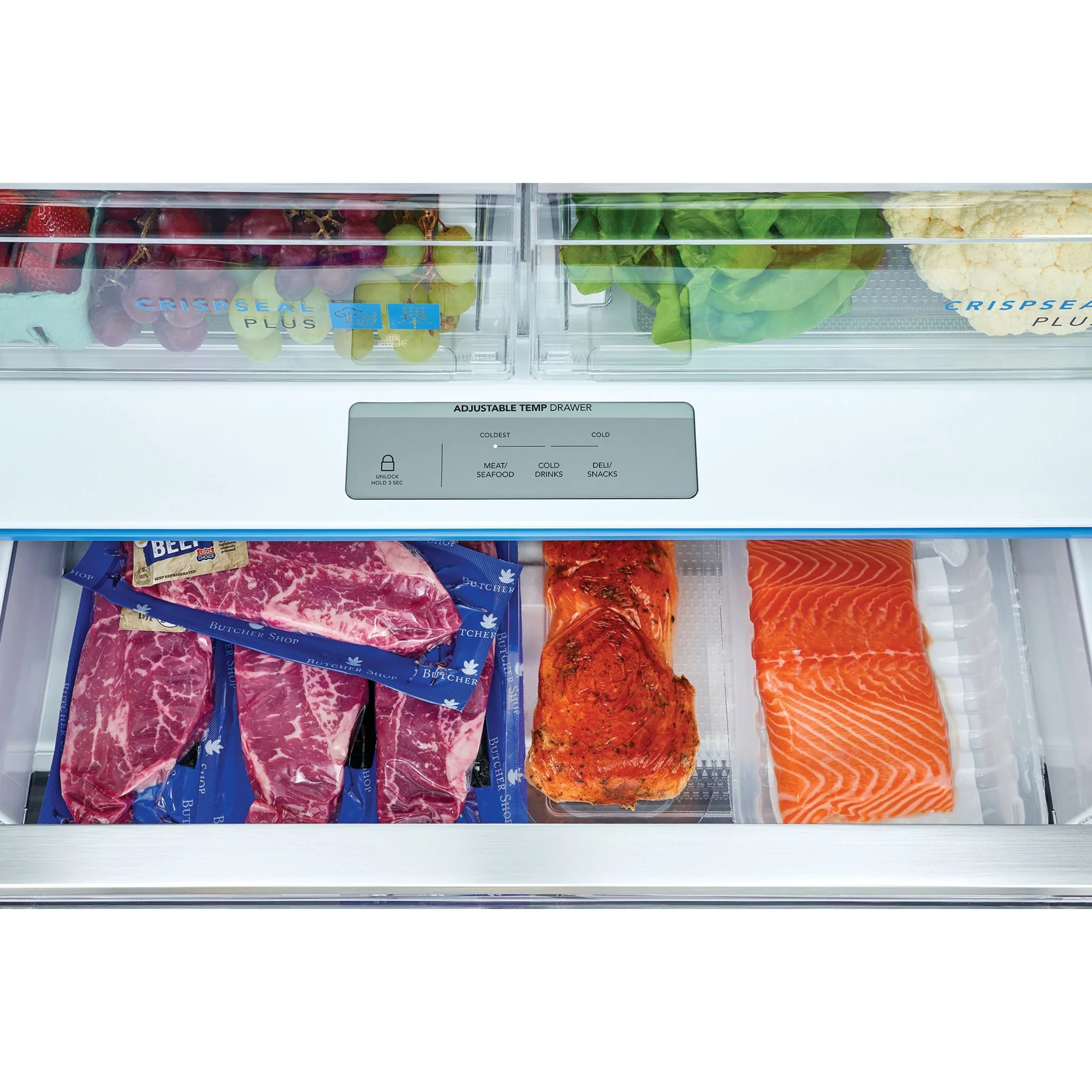 Frigidaire Gallery 23 Cu. Ft. Counter-Depth French Door Refrigerator - Stainless Steel ( GRFG2353AF ) - Image 10