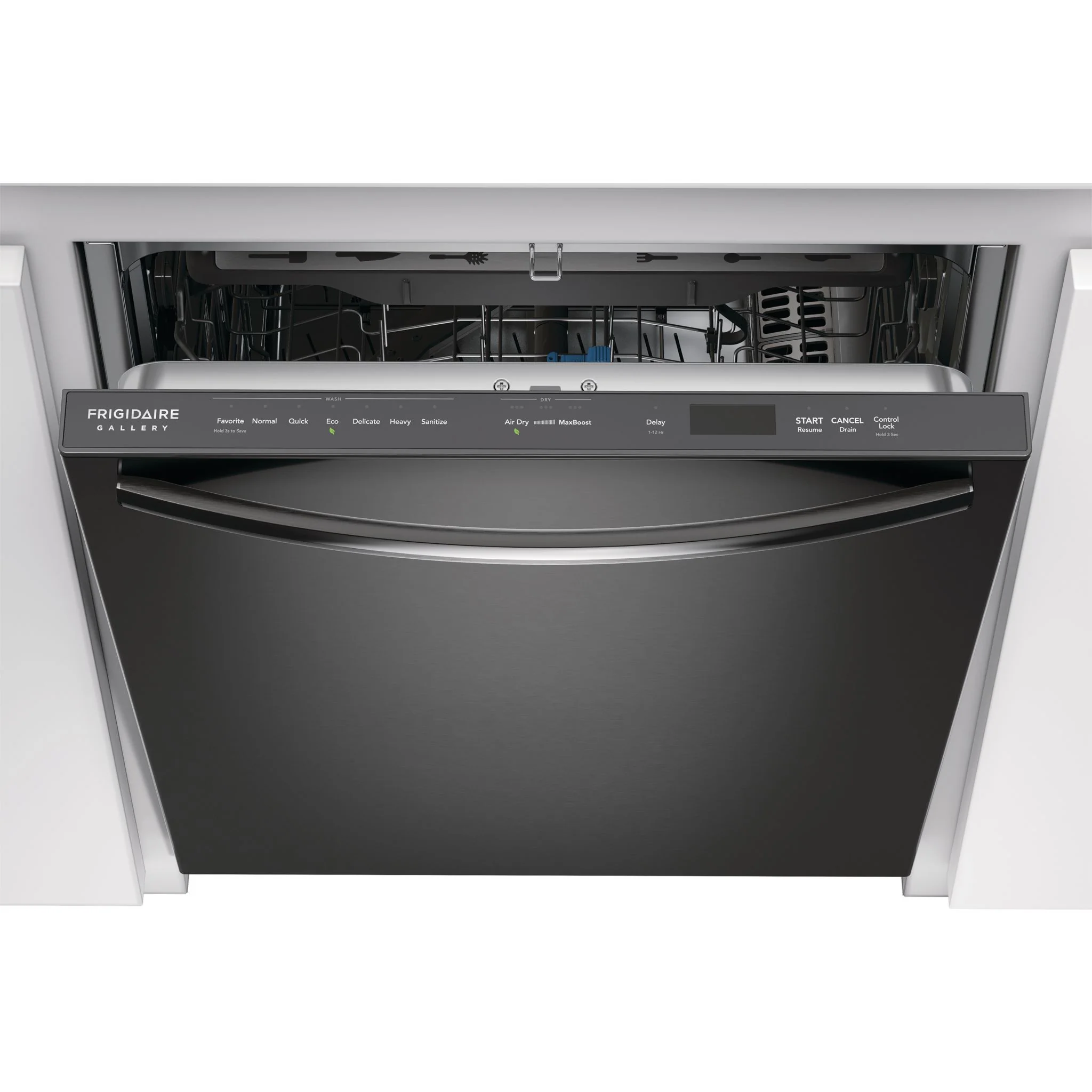 Frigidaire Gallery 24" Stainless Steel Tub Built-In Dishwasher with CleanBoost™ - Black Stainless ( GDSH4715AD ) - Image 3