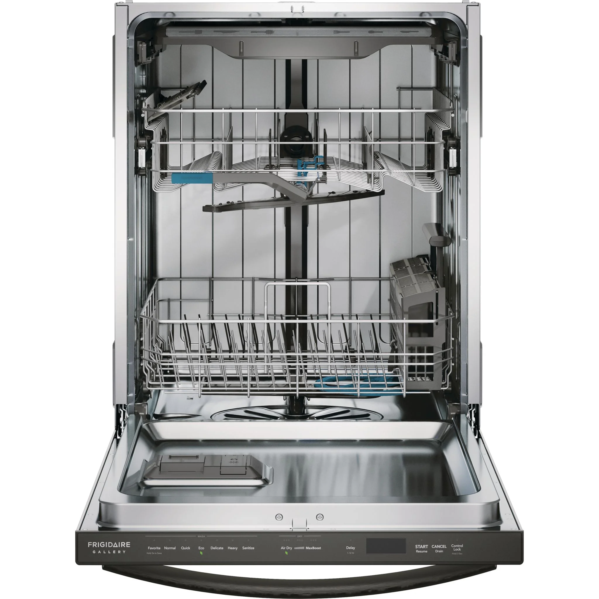 Frigidaire Gallery 24" Stainless Steel Tub Built-In Dishwasher with CleanBoost™ - Black Stainless ( GDSH4715AD ) - Image 4