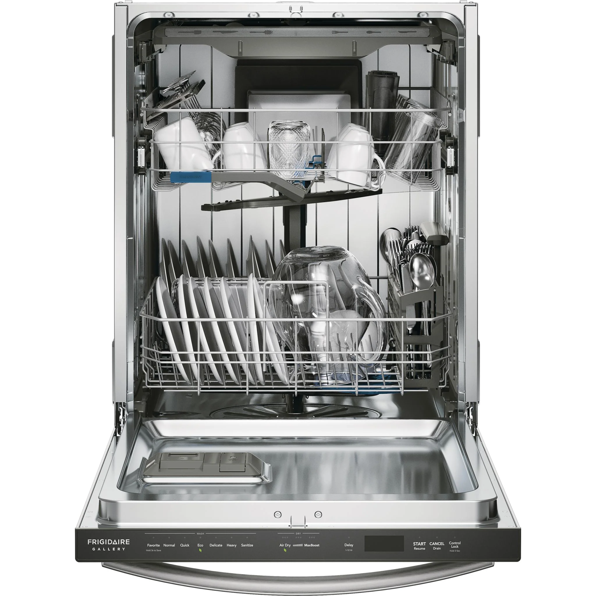 Frigidaire Gallery 24" Stainless Steel Tub Built-In Dishwasher with CleanBoost™ - Stainless Steel ( GDSH4715AF ) - Image 7