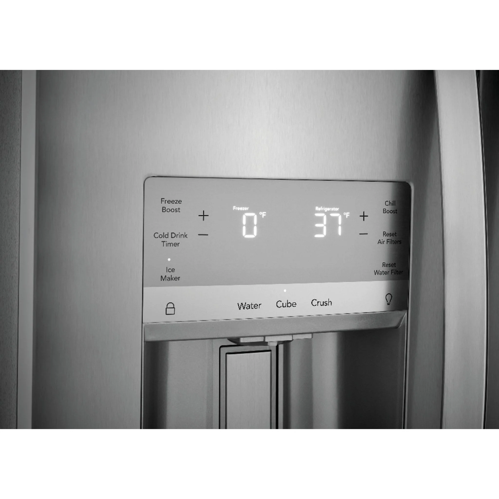 Frigidaire Gallery 26 Cu. Ft. 36" Standard Depth Side by Side Refrigerator - Stainless Steel ( GRSS2652AF ) - Image 12