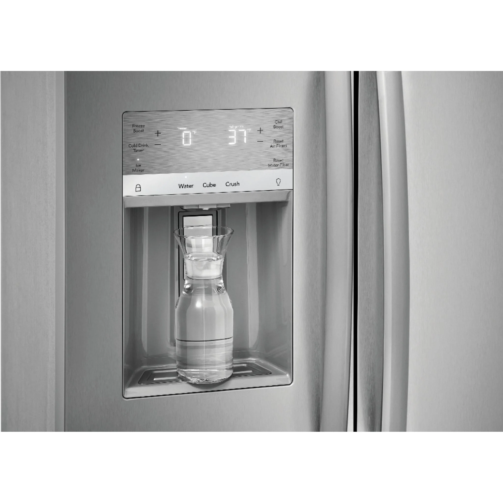 Frigidaire Gallery 26 Cu. Ft. 36" Standard Depth Side by Side Refrigerator - Stainless Steel ( GRSS2652AF ) - Image 14