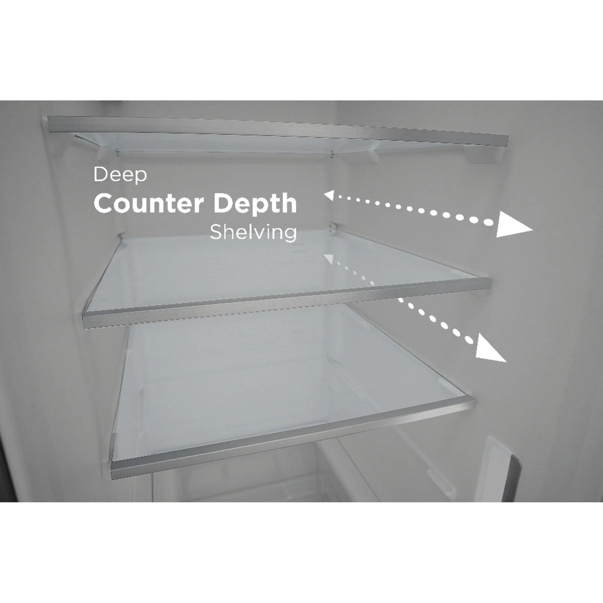 Frigidaire Gallery 26 Cu. Ft. 36" Standard Depth Side by Side Refrigerator - Stainless Steel ( GRSS2652AF ) - Image 16