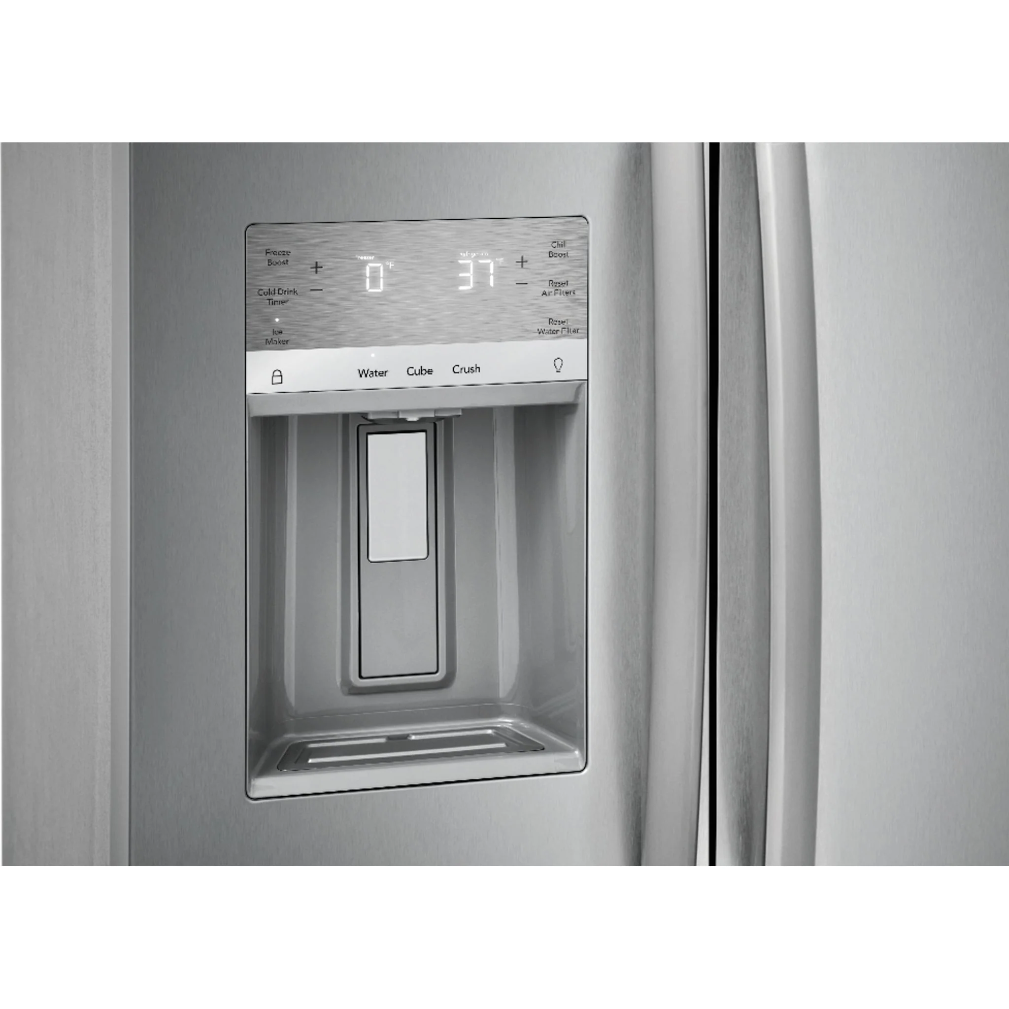 Frigidaire Gallery 26 Cu. Ft. 36" Standard Depth Side by Side Refrigerator - Stainless Steel ( GRSS2652AF ) - Image 7
