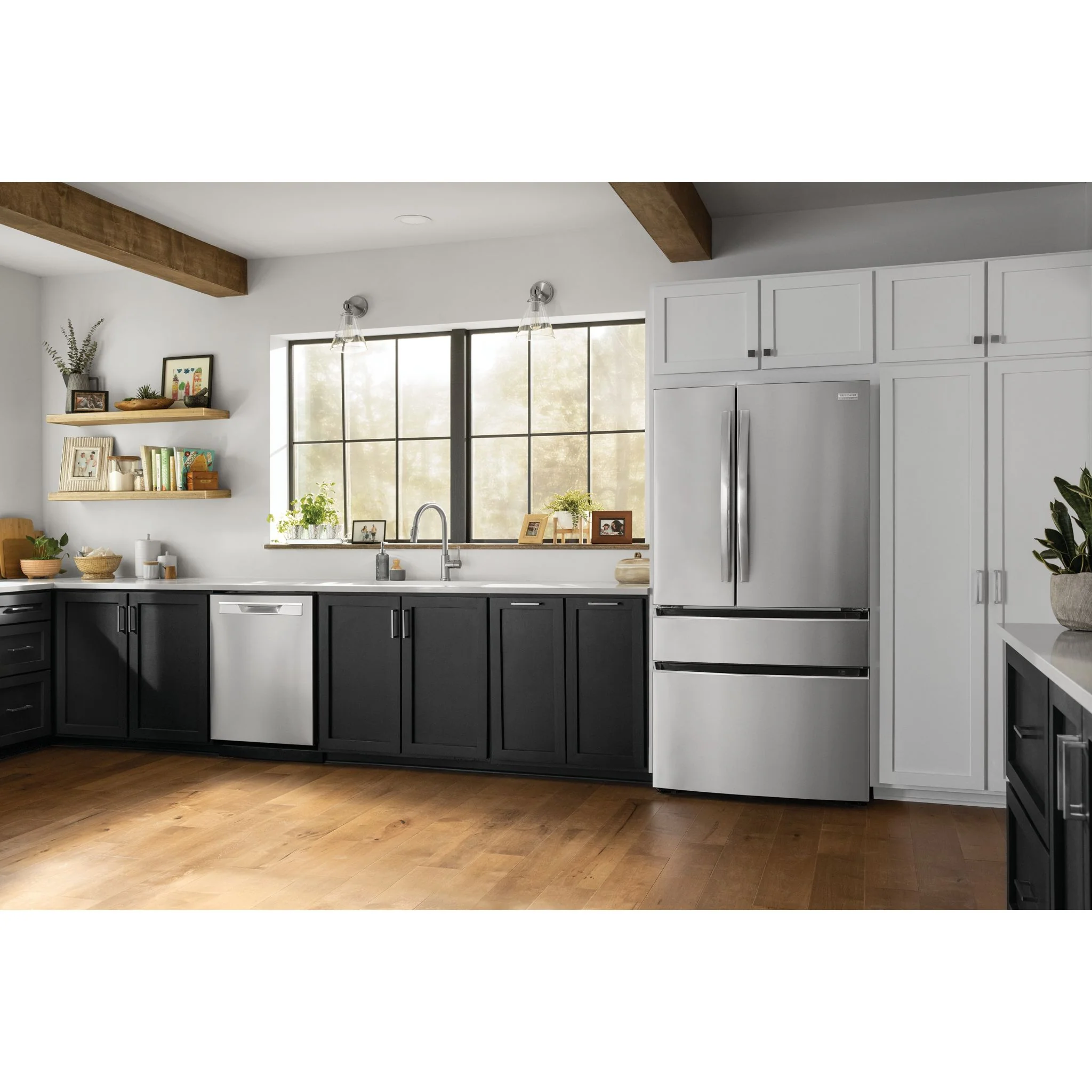 Frigidaire Gallery 27 Cu. Ft. Standard-Depth 4-Door French Door Refrigerator - Stainless Steel ( GRMN2872AF ) - Image 13