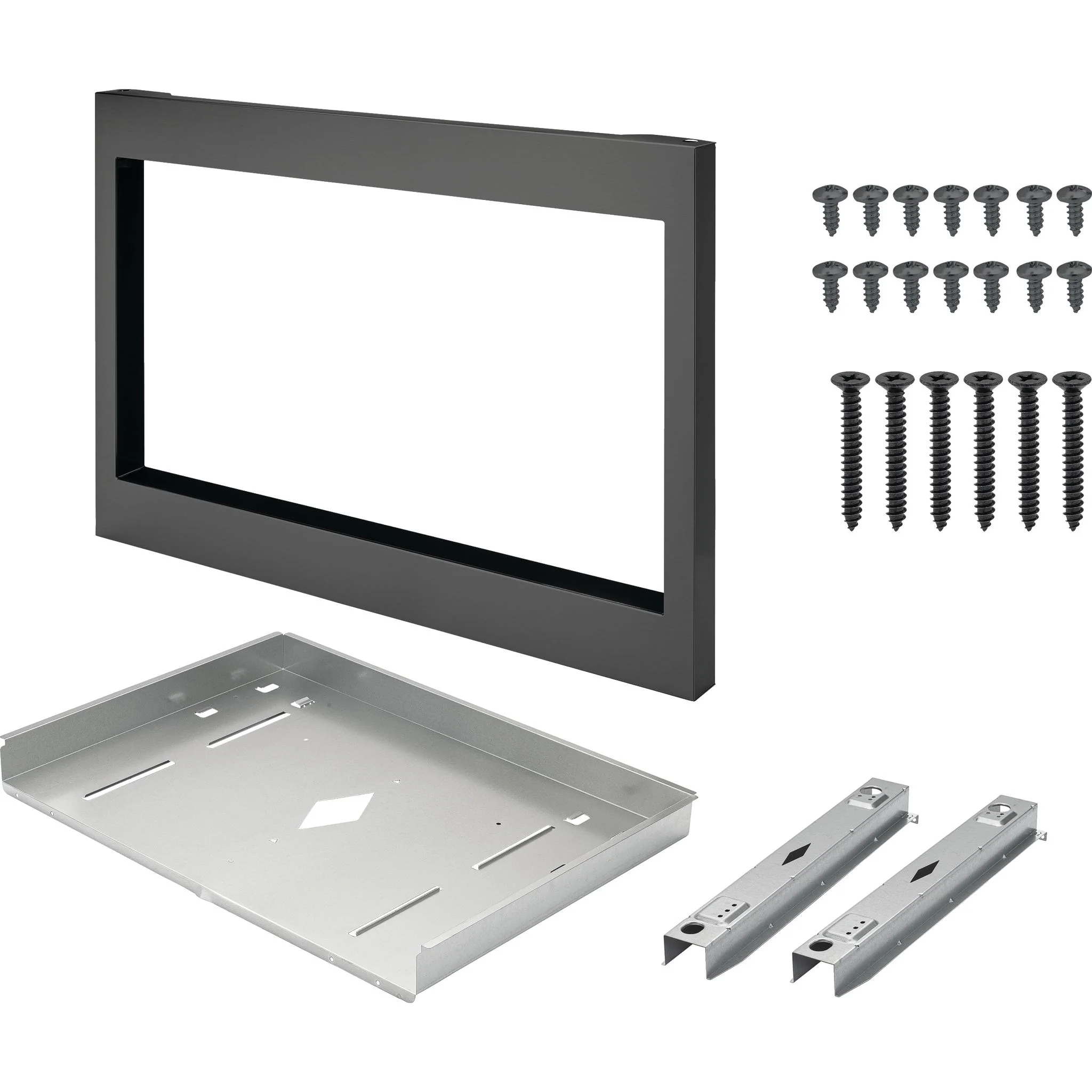 Frigidaire Gallery 27" Dark Stainless Steel Gallery Microwave Trim Kit - Black Stainless ( GMTK2768AD ) - Image 3