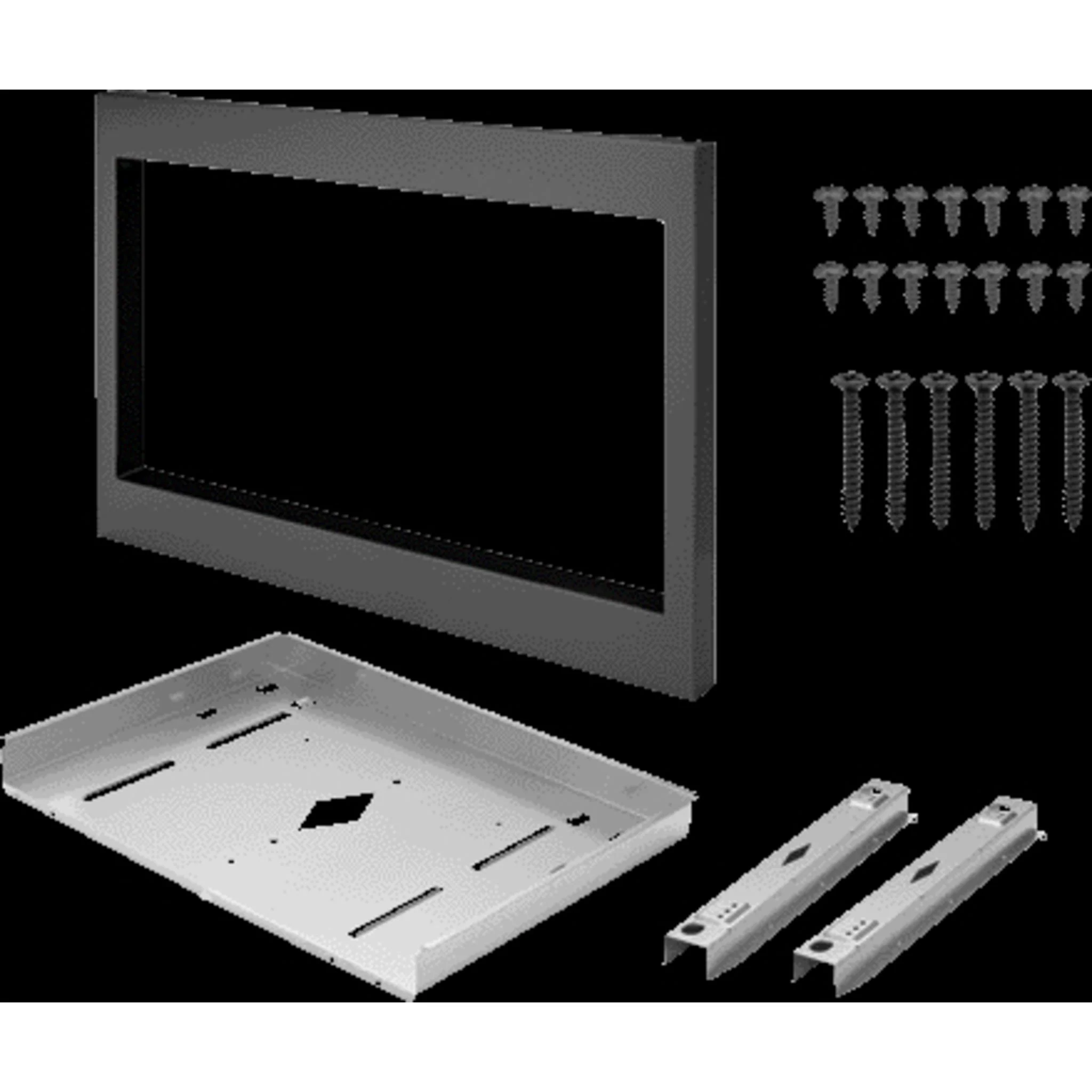 Frigidaire Gallery 27" Dark Stainless Steel Gallery Microwave Trim Kit - Black Stainless ( GMTK2768AD ) - Image 4
