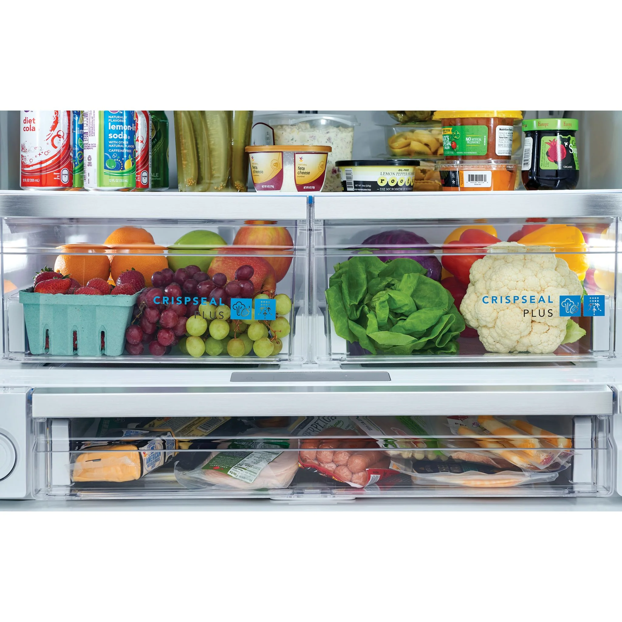 Frigidaire Gallery 28 Cu. Ft. Standard-Depth French Door Refrigerator - Black Stainless ( GRFS2853AD ) - Image 10