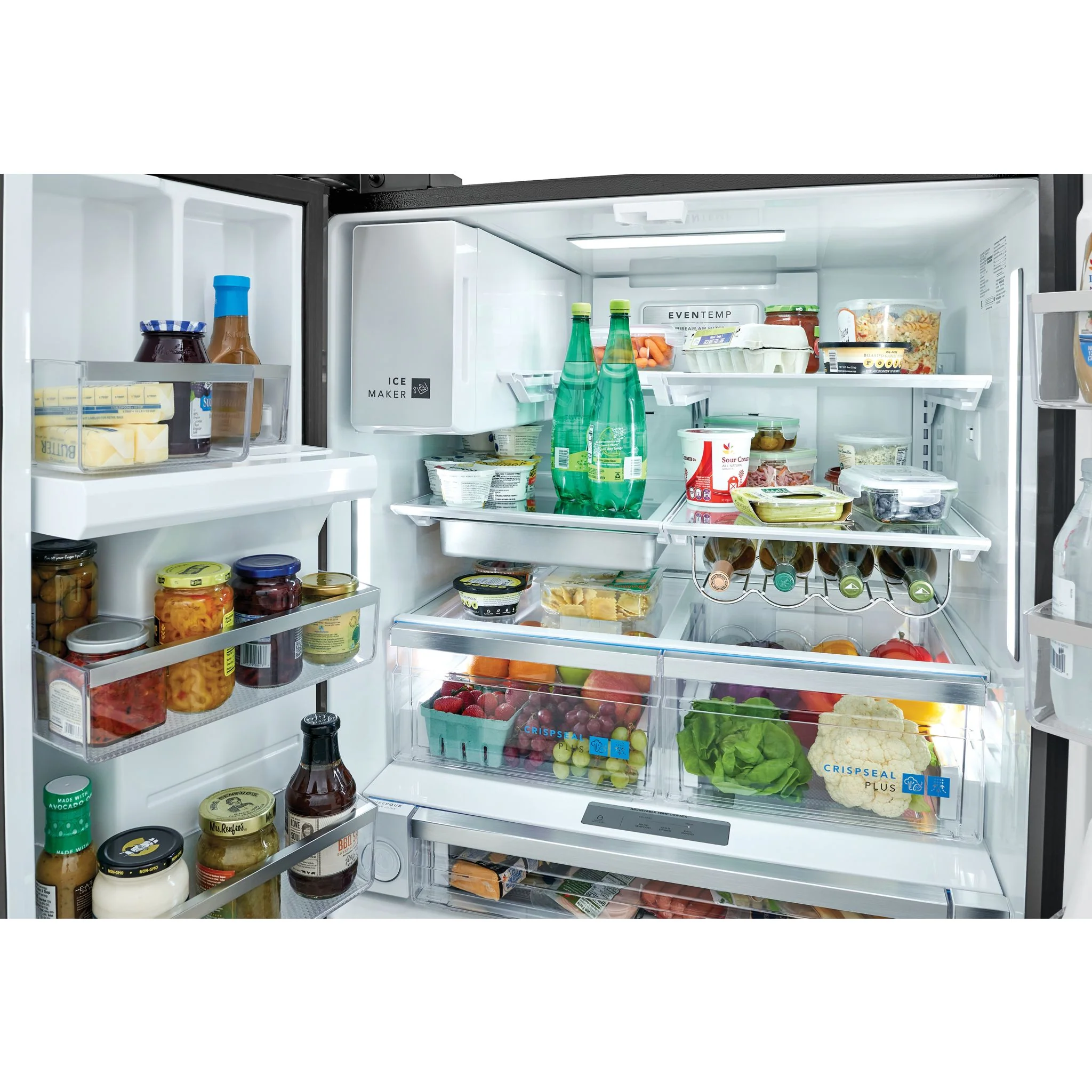 Frigidaire Gallery 28 Cu. Ft. Standard-Depth French Door Refrigerator - Black Stainless ( GRFS2853AD ) - Image 13