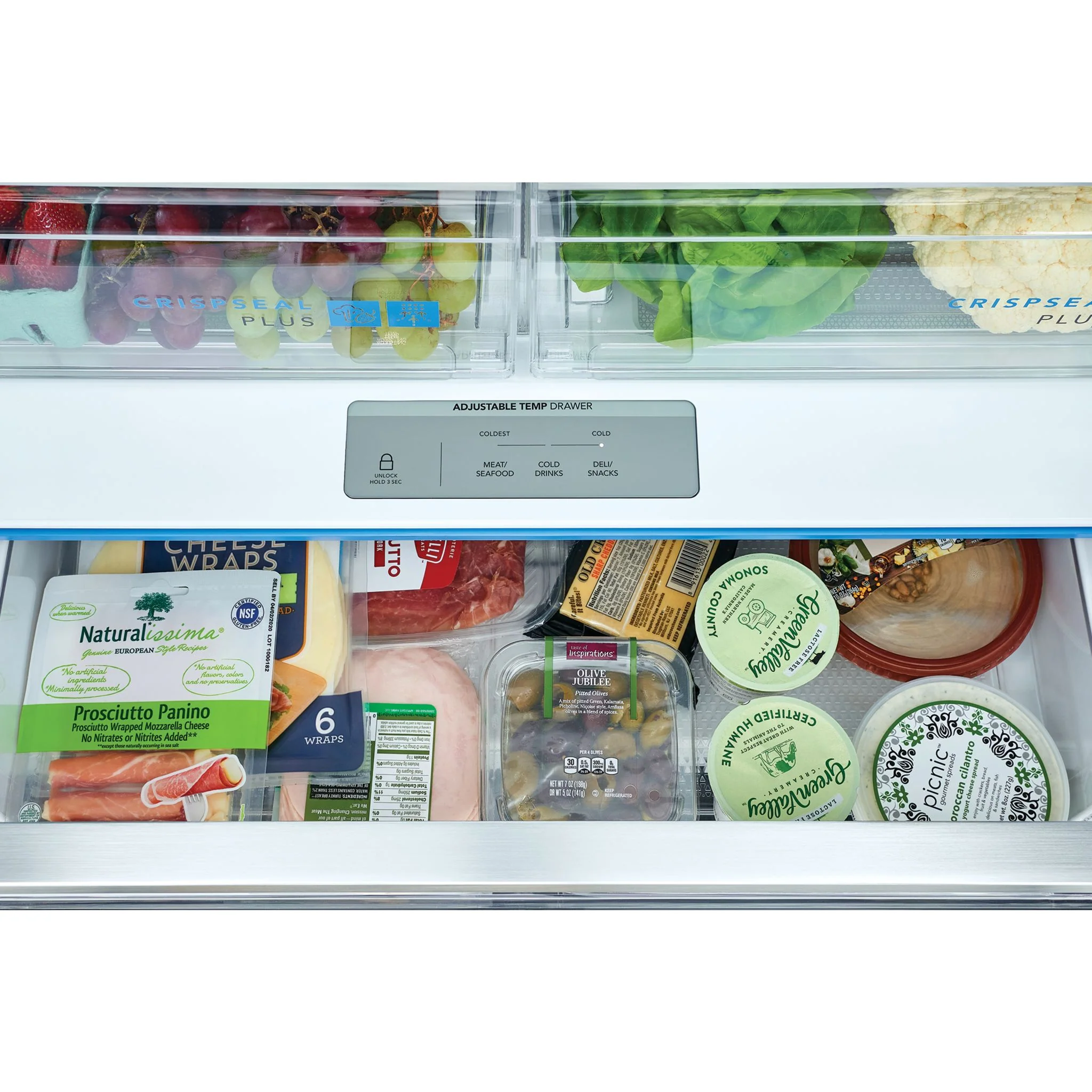 Frigidaire Gallery 28 Cu. Ft. Standard-Depth French Door Refrigerator - Black Stainless ( GRFS2853AD ) - Image 15