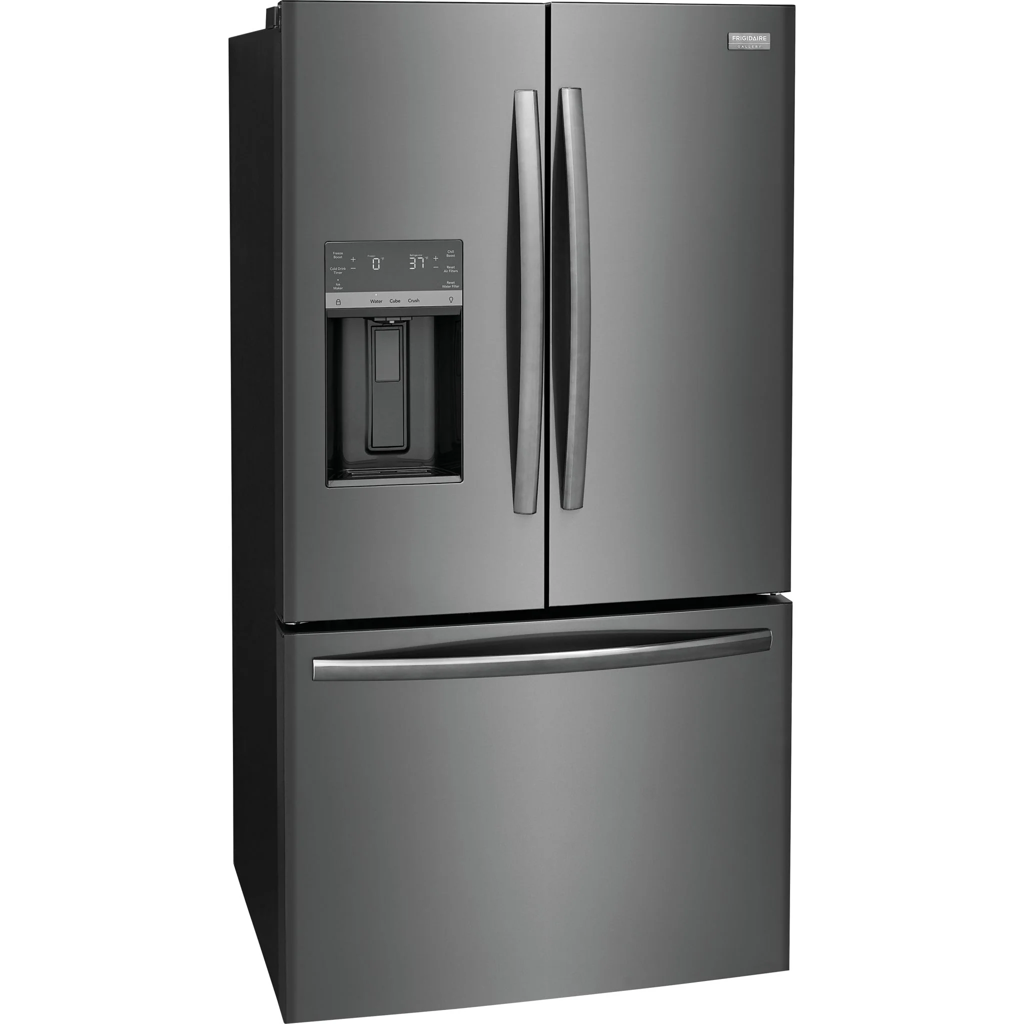 Frigidaire Gallery 28 Cu. Ft. Standard-Depth French Door Refrigerator - Black Stainless ( GRFS2853AD ) - Image 2