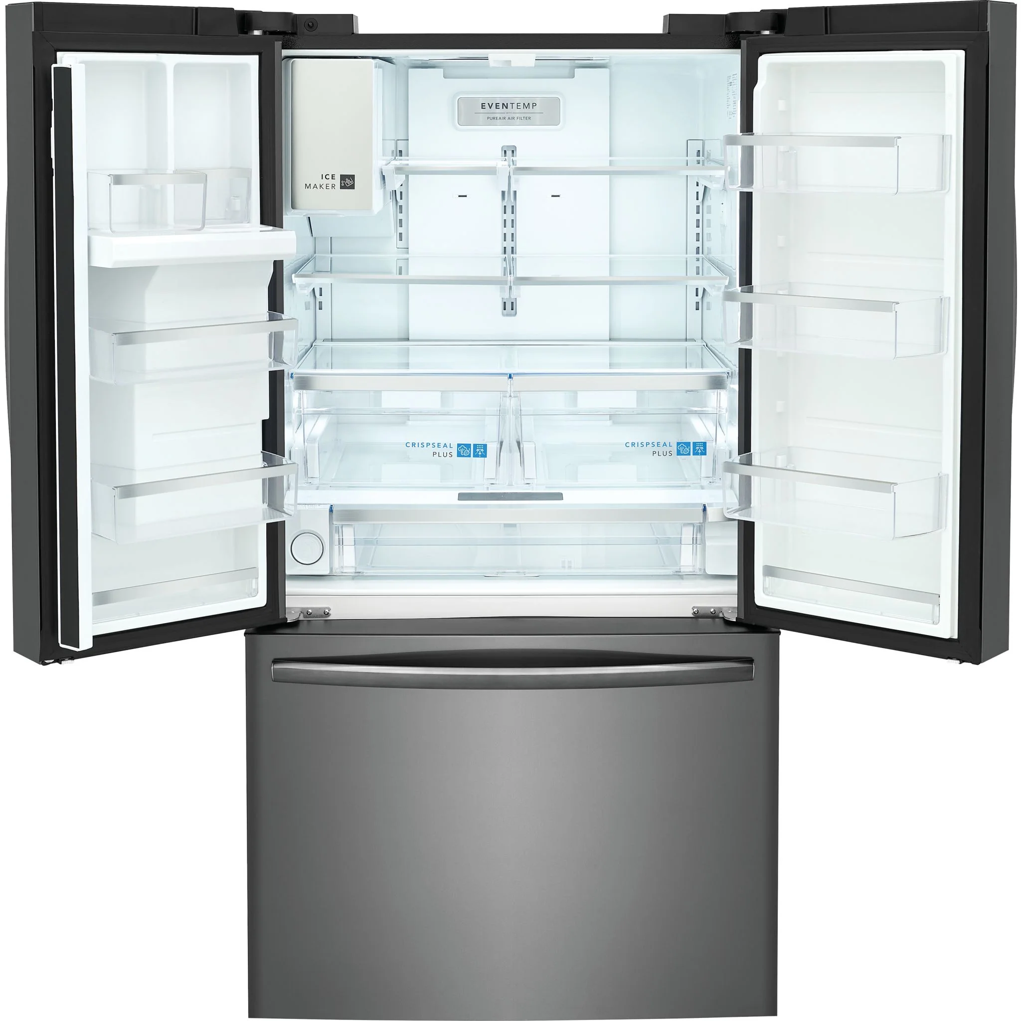 Frigidaire Gallery 28 Cu. Ft. Standard-Depth French Door Refrigerator - Black Stainless ( GRFS2853AD ) - Image 5