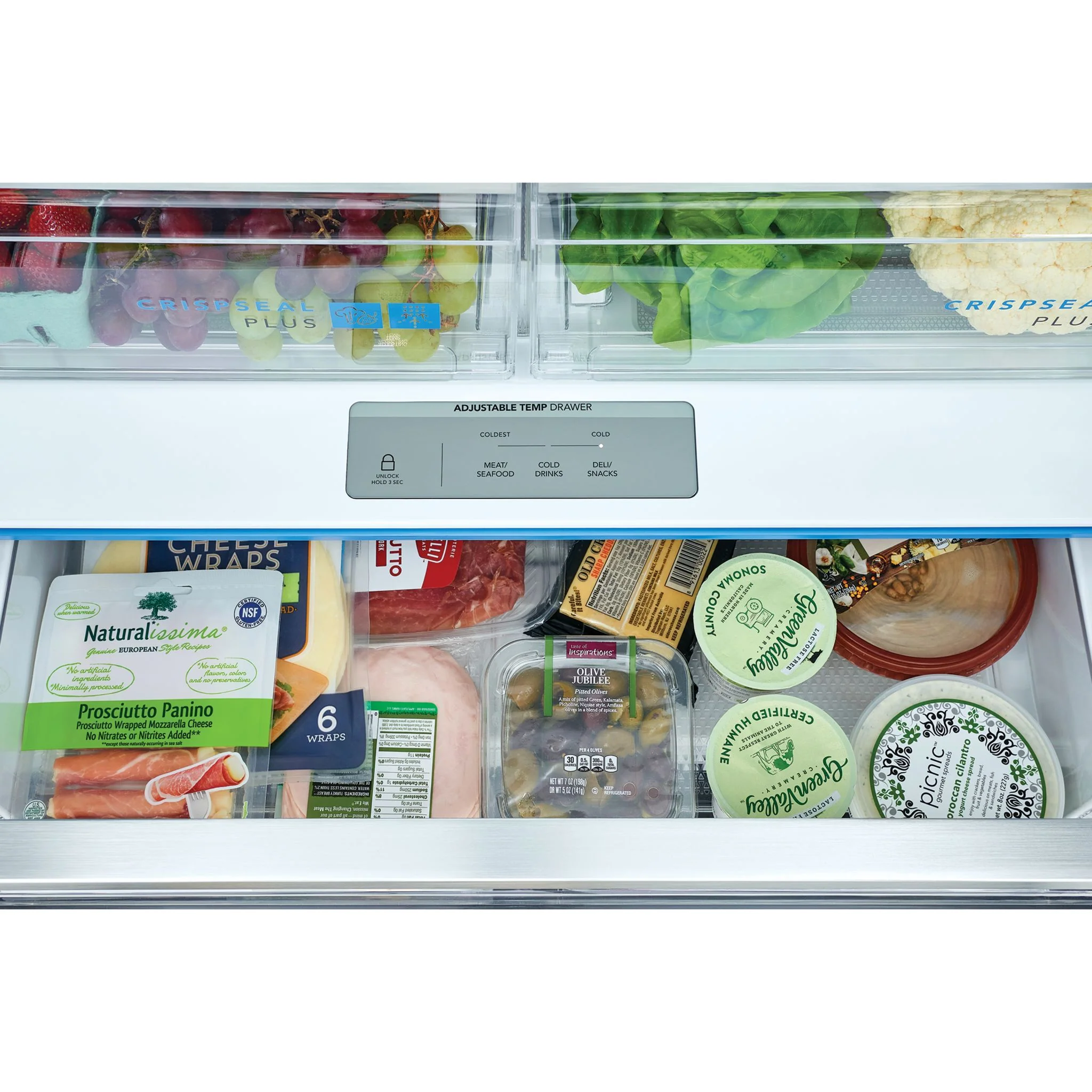 Frigidaire Gallery 28 Cu. Ft. Standard-Depth French Door Refrigerator - Stainless Steel ( GRFS2853AF ) - Image 15
