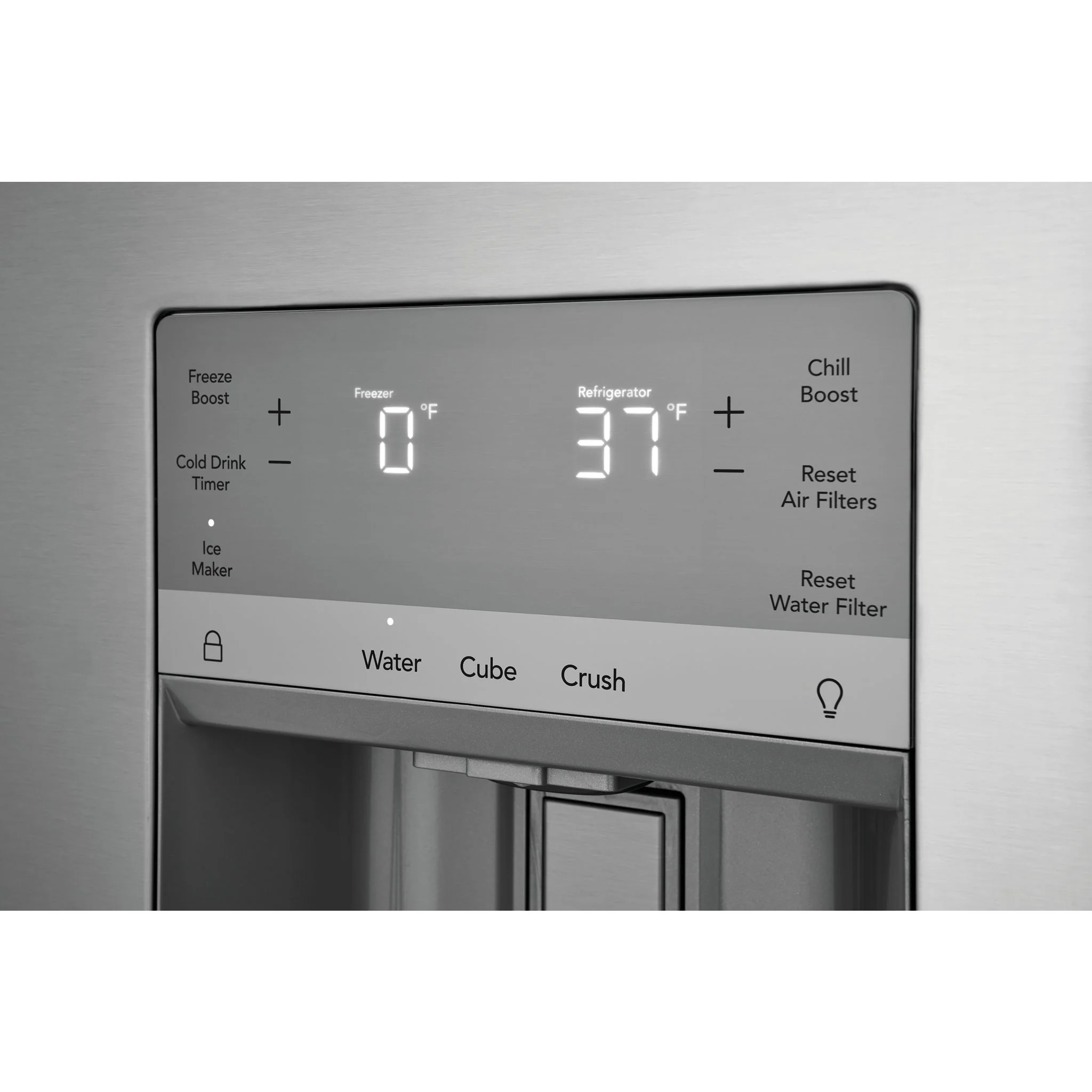 Frigidaire Gallery 28 Cu. Ft. Standard-Depth French Door Refrigerator - Stainless Steel ( GRFS2853AF ) - Image 9
