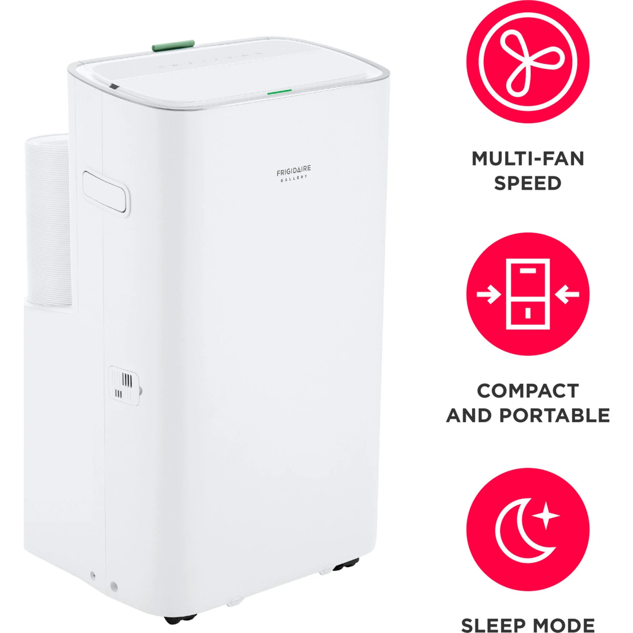 Frigidaire Gallery 3-in-1 Connected Inverter Portable Room Air Conditioner 14,000 BTU (ASHRAE) / 10,500 BTU (DOE) - White ( GHPC142AA1 ) - Image 7