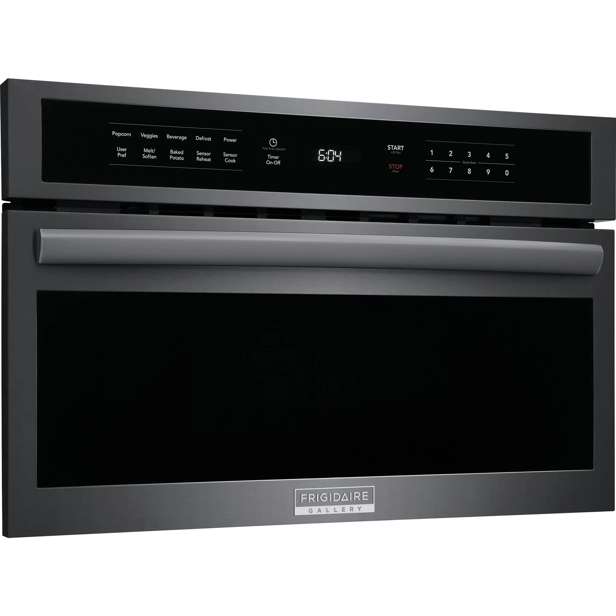 Frigidaire Gallery 30" Built-In Microwave Oven with Drop-Down Door - Black Stainless ( GMBD3068AD ) - Image 2