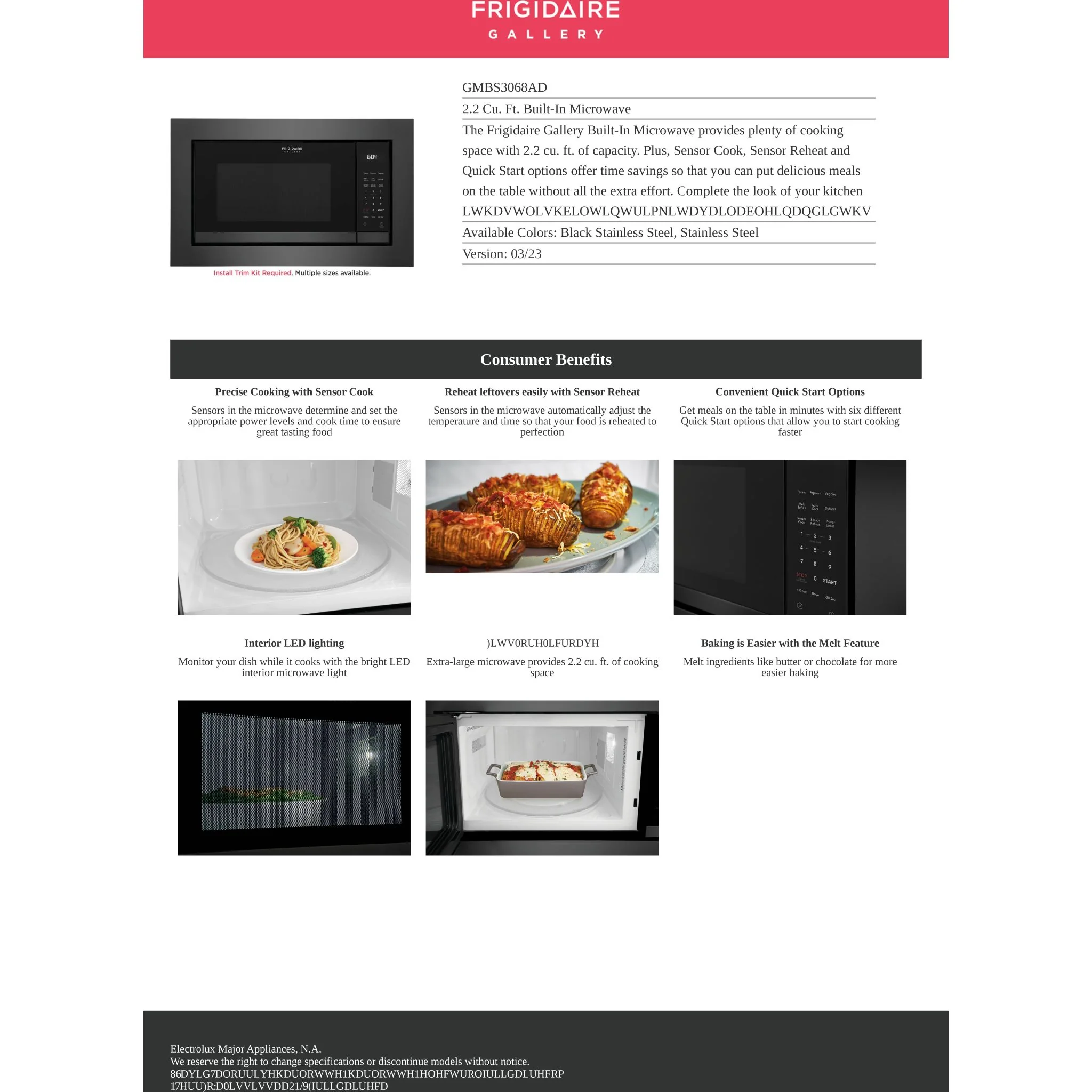 Frigidaire Gallery 30" Dark Stainless-Steel Gallery Microwave Trim Kit - Black Stainless ( GMTK3068AD ) - Image 5