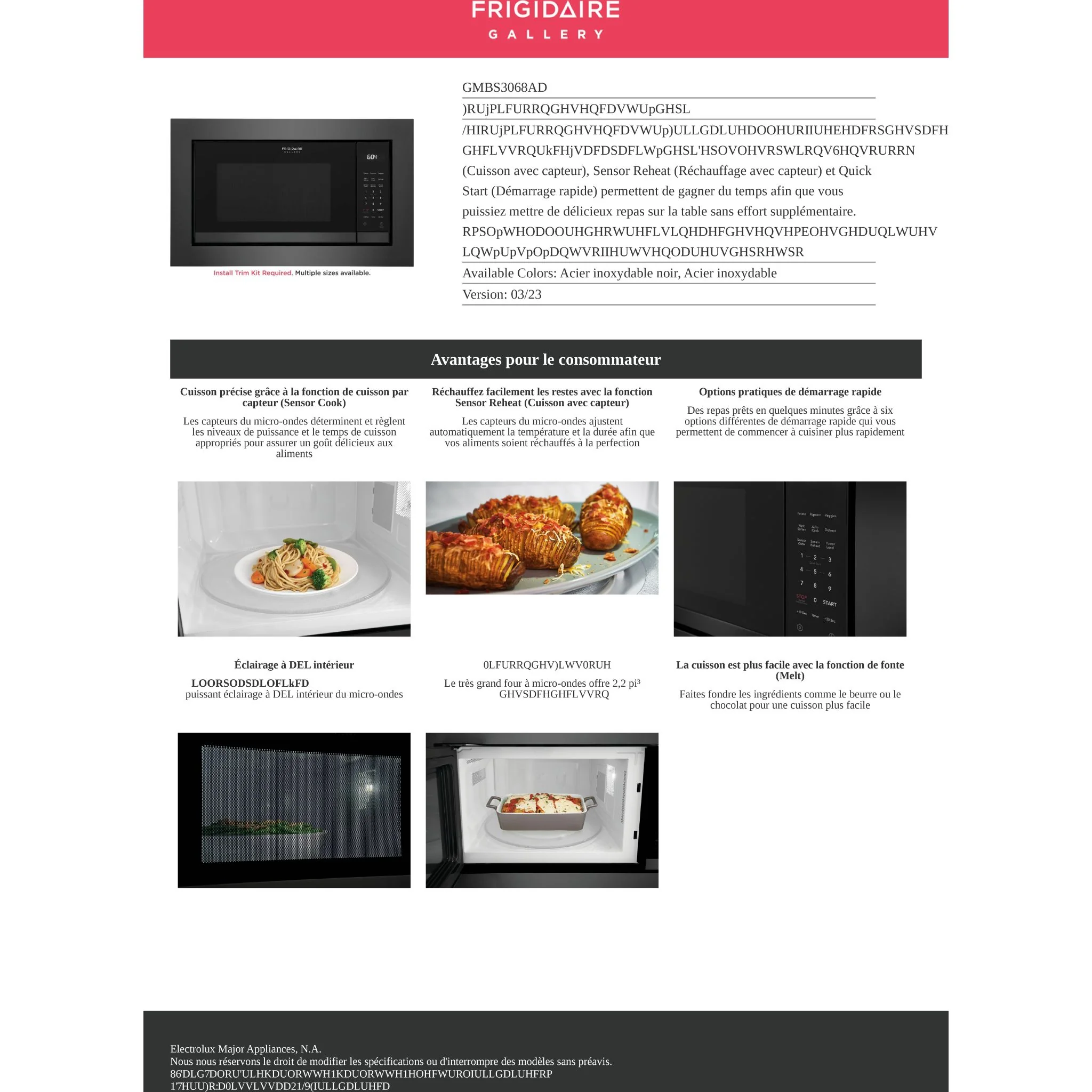 Frigidaire Gallery 30" Dark Stainless-Steel Gallery Microwave Trim Kit - Black Stainless ( GMTK3068AD ) - Image 6