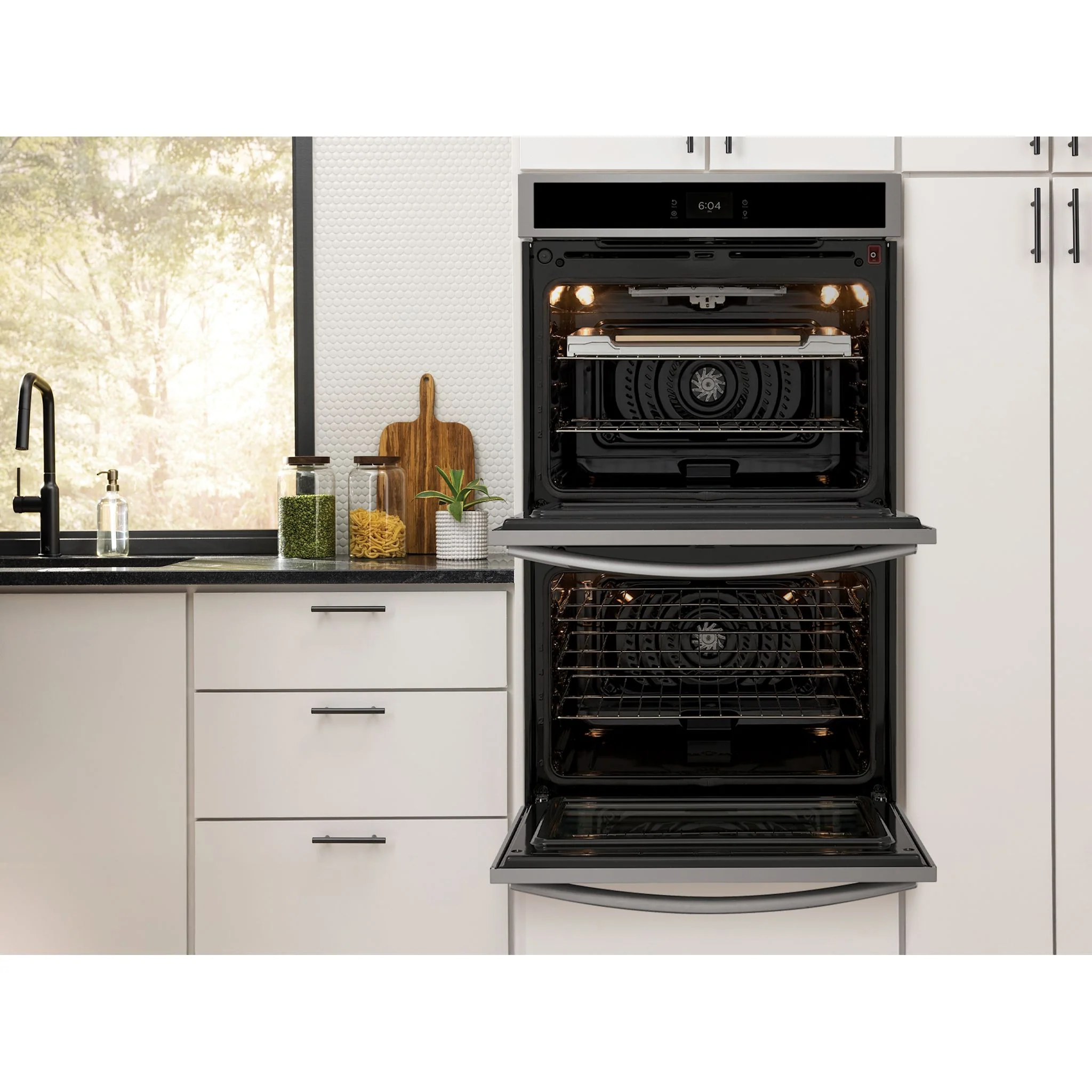 Frigidaire Gallery 30" Double Electric Wall Oven with Stone-Baked Pizza - Smudgeproof Stainless Steel (GCWD3070AF) - Image 13