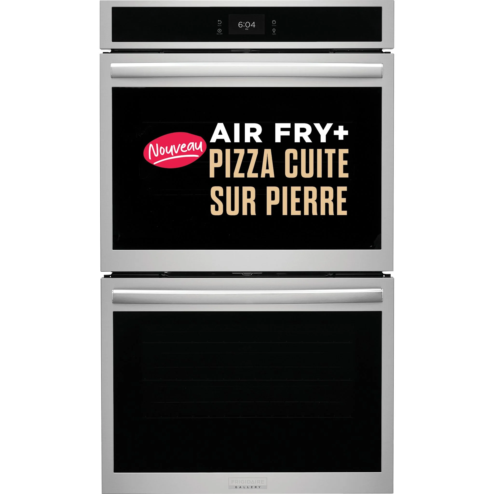 Frigidaire Gallery 30" Double Electric Wall Oven with Stone-Baked Pizza - Smudgeproof Stainless Steel (GCWD3070AF) - Image 2