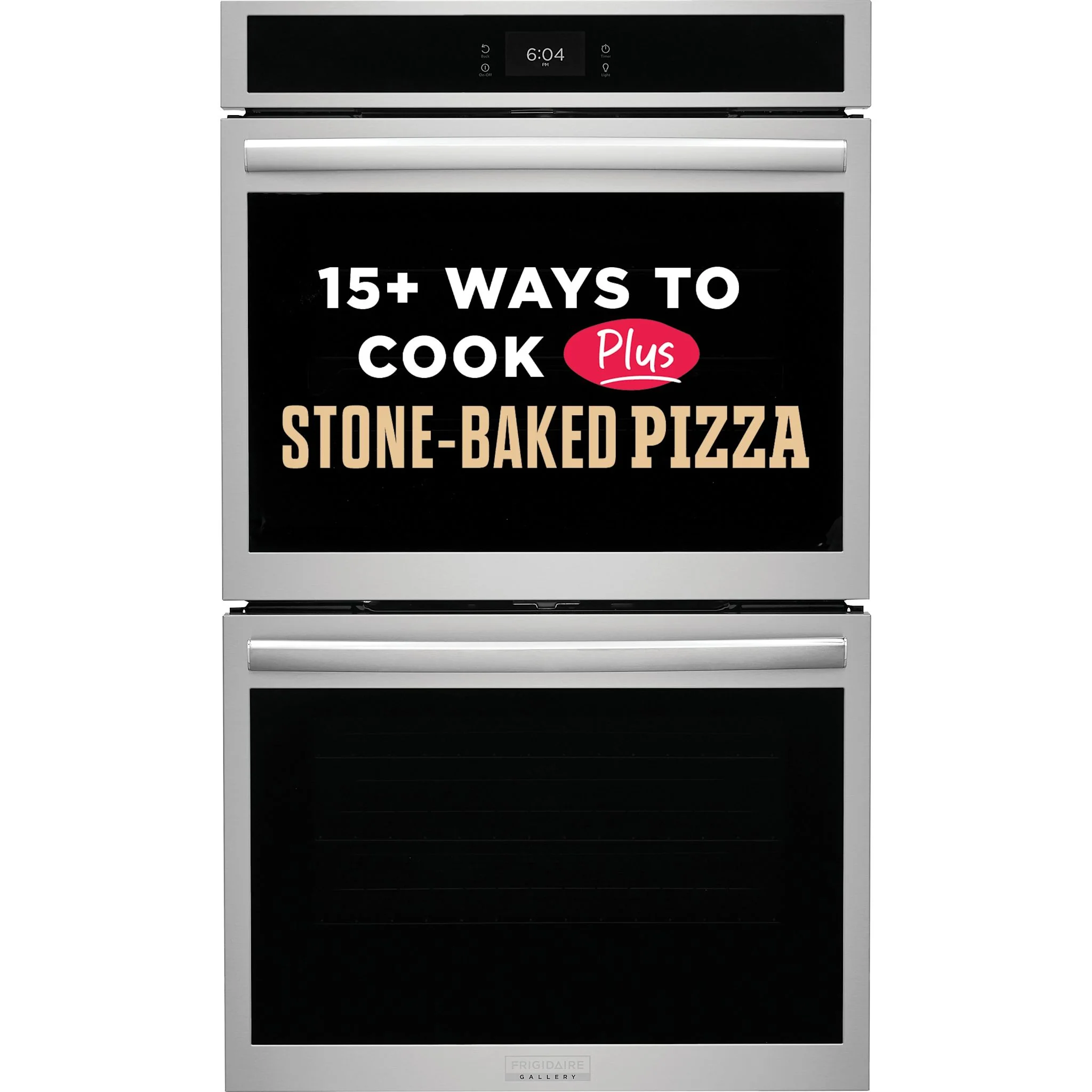 Frigidaire Gallery 30" Double Electric Wall Oven with Stone-Baked Pizza - Smudgeproof Stainless Steel (GCWD3070AF) - Image 6
