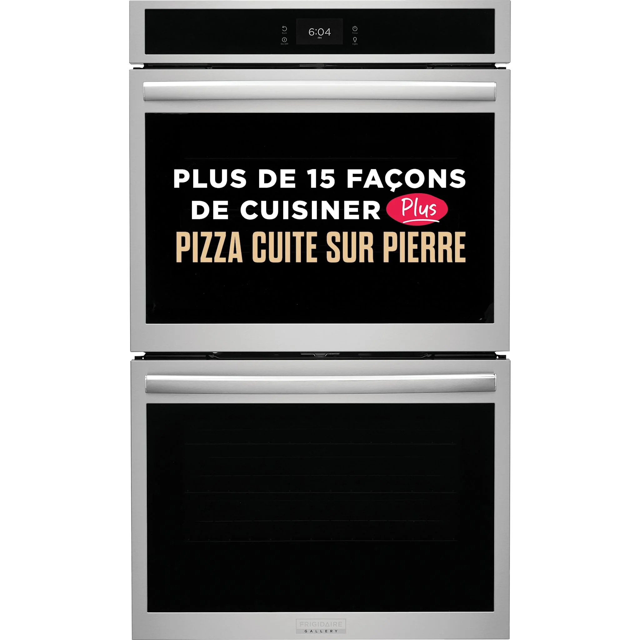 Frigidaire Gallery 30" Double Electric Wall Oven with Stone-Baked Pizza - Smudgeproof Stainless Steel (GCWD3070AF) - Image 7