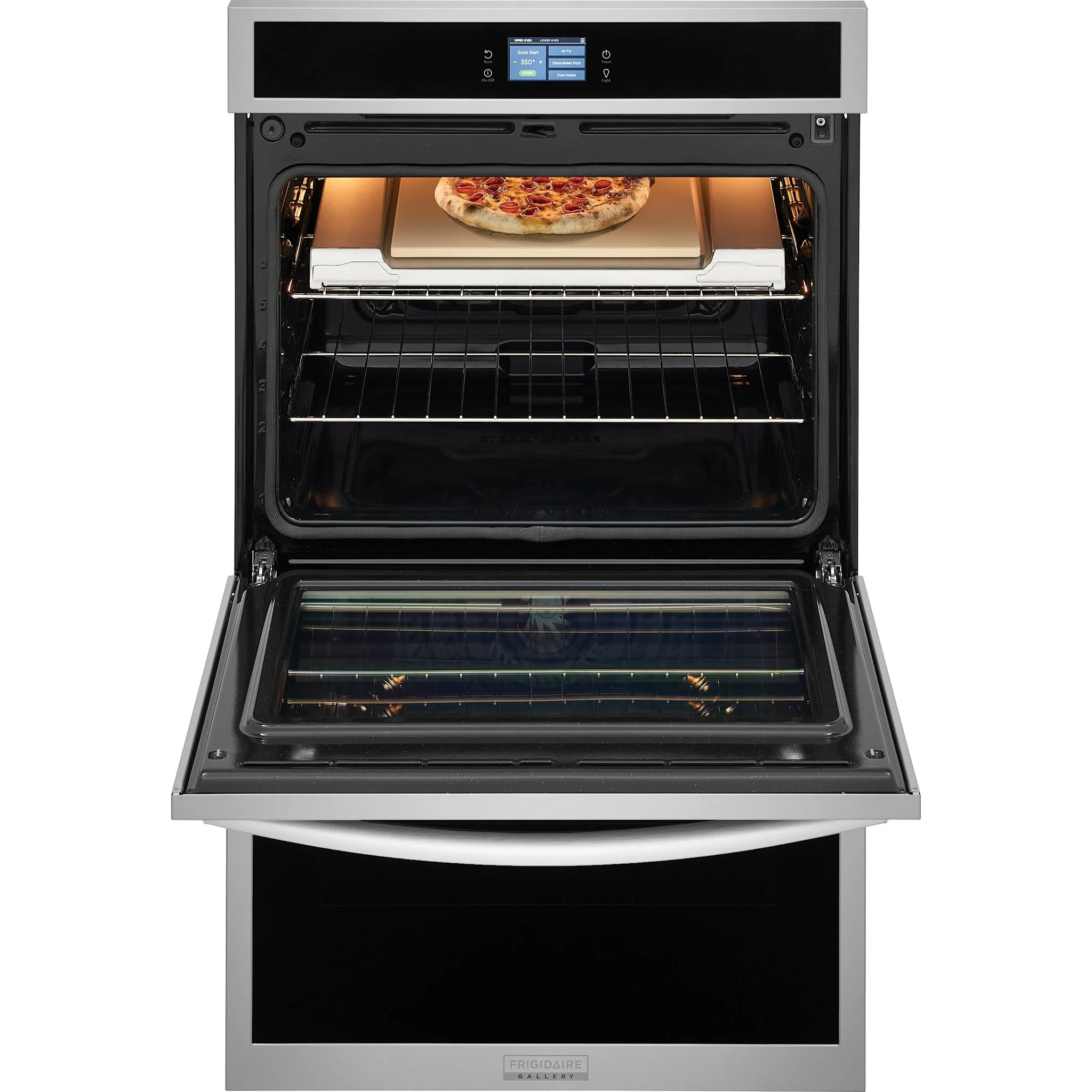 Frigidaire Gallery 30" Double Electric Wall Oven with Stone-Baked Pizza - Smudgeproof Stainless Steel (GCWD3070AF) - Image 8