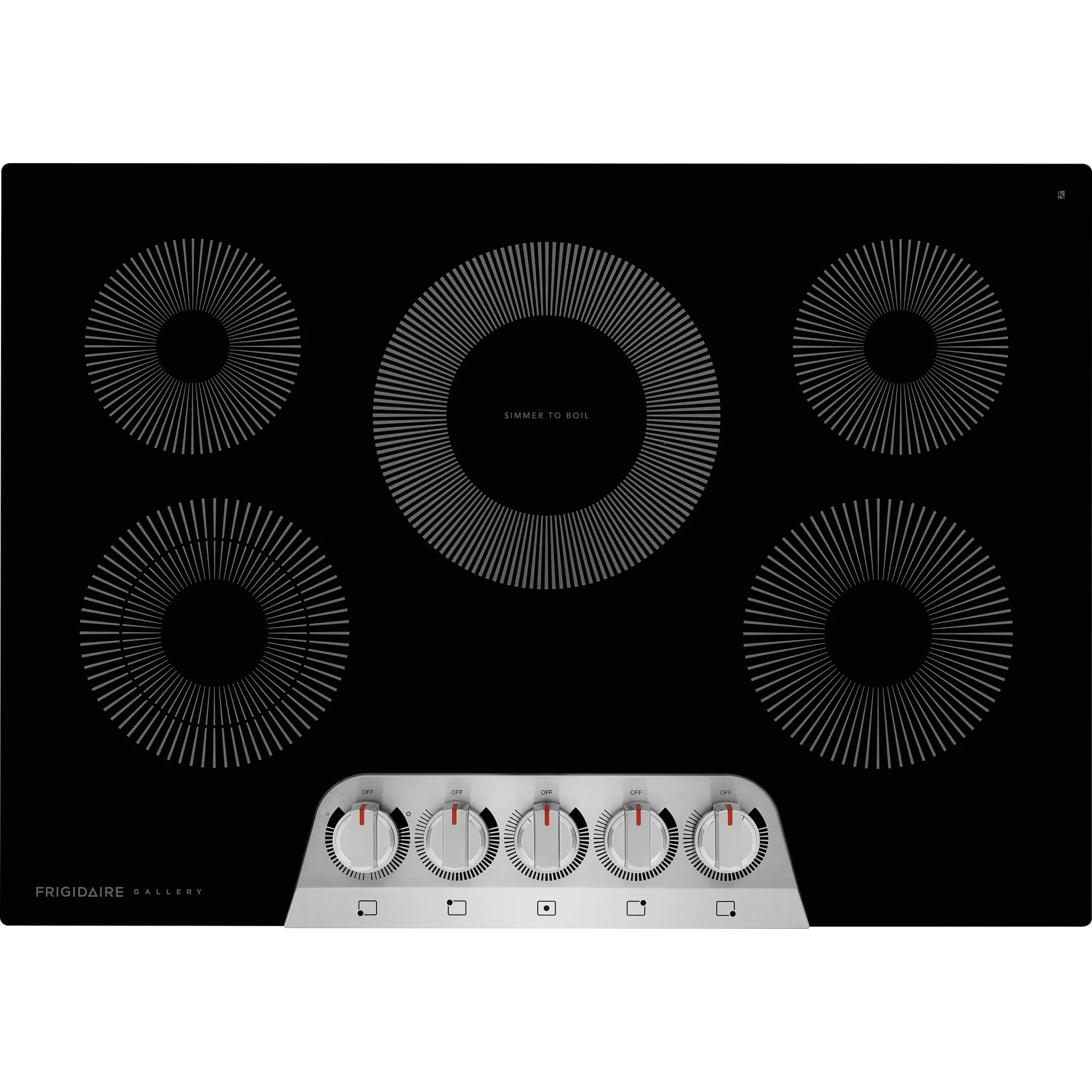 Frigidaire Gallery 30" Electric Cooktop - Stainless Steel ( GCCE3070AS ) - Image 2