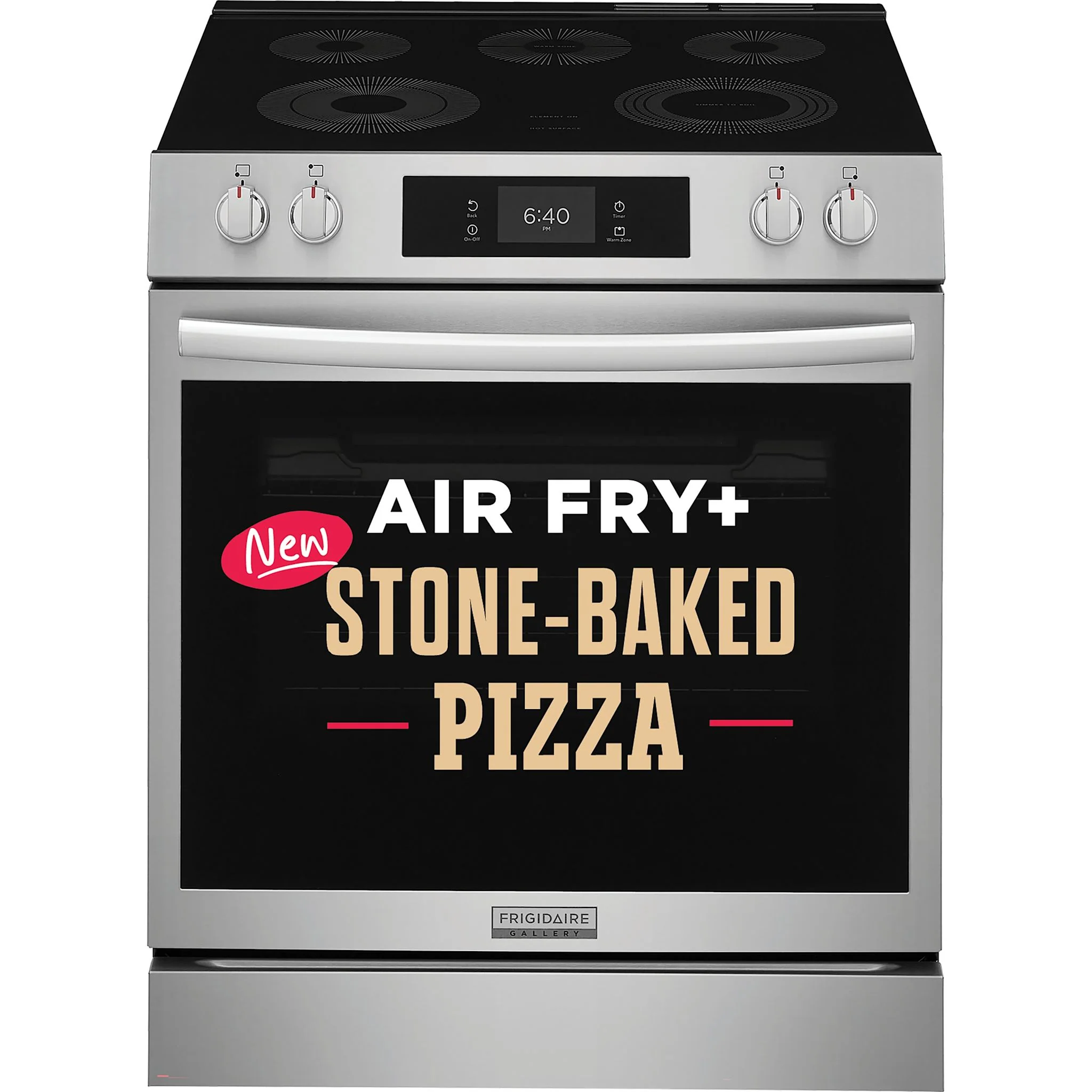Frigidaire Gallery 30'' Electric Range with Stone-Baked Pizza - Stainless Steel (GCFE307CBF) - Image 2