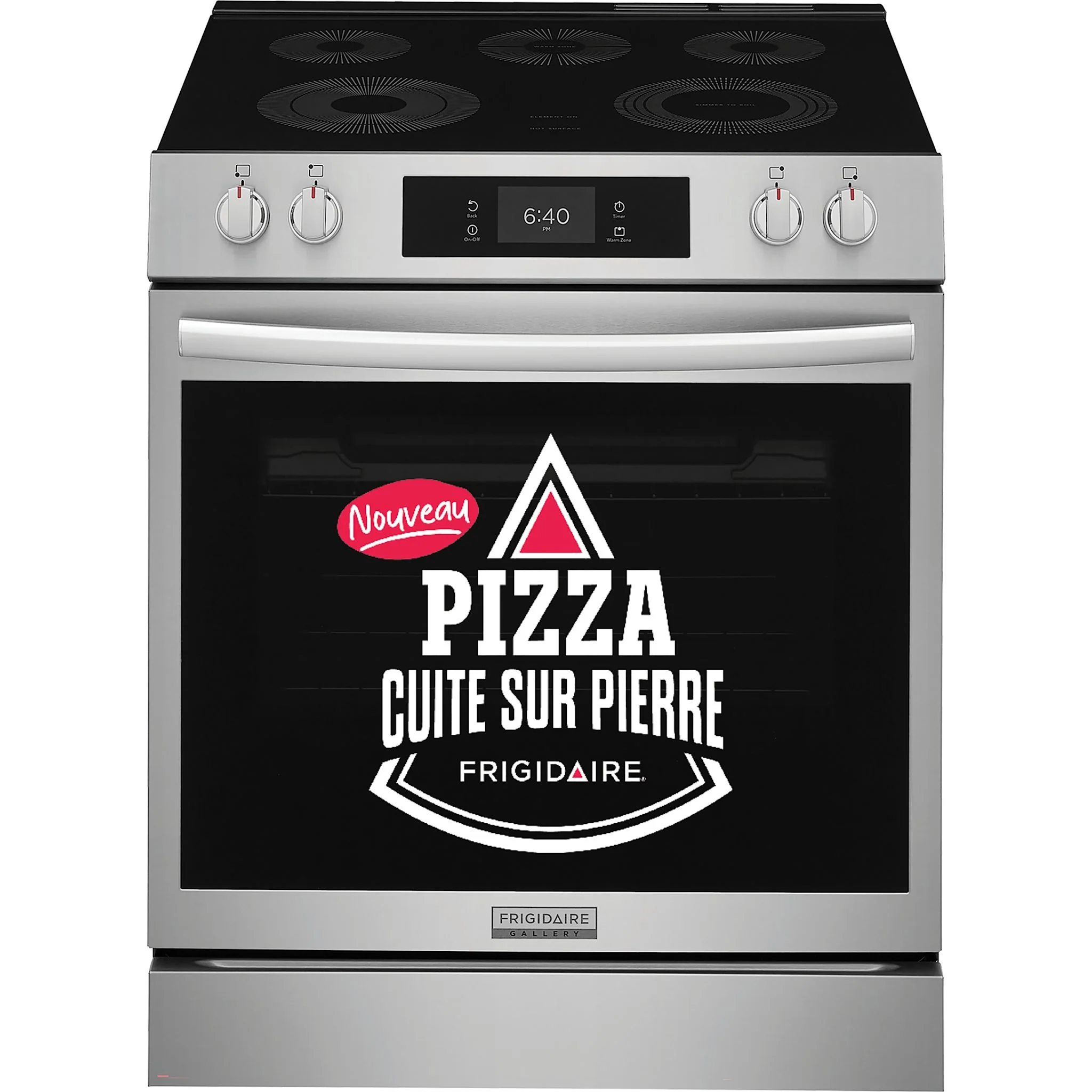 Frigidaire Gallery 30'' Electric Range with Stone-Baked Pizza - Stainless Steel (GCFE307CBF) - Image 5