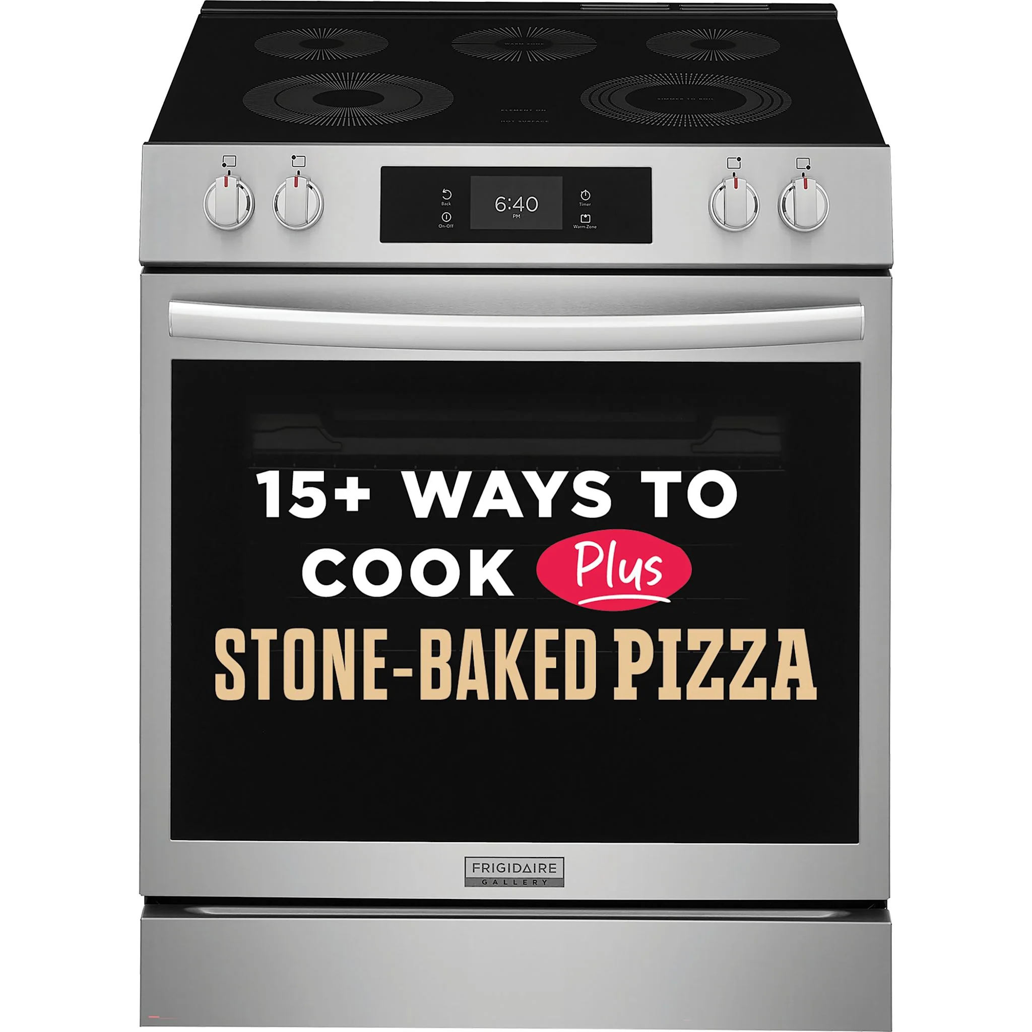 Frigidaire Gallery 30'' Electric Range with Stone-Baked Pizza - Stainless Steel (GCFE307CBF) - Image 6