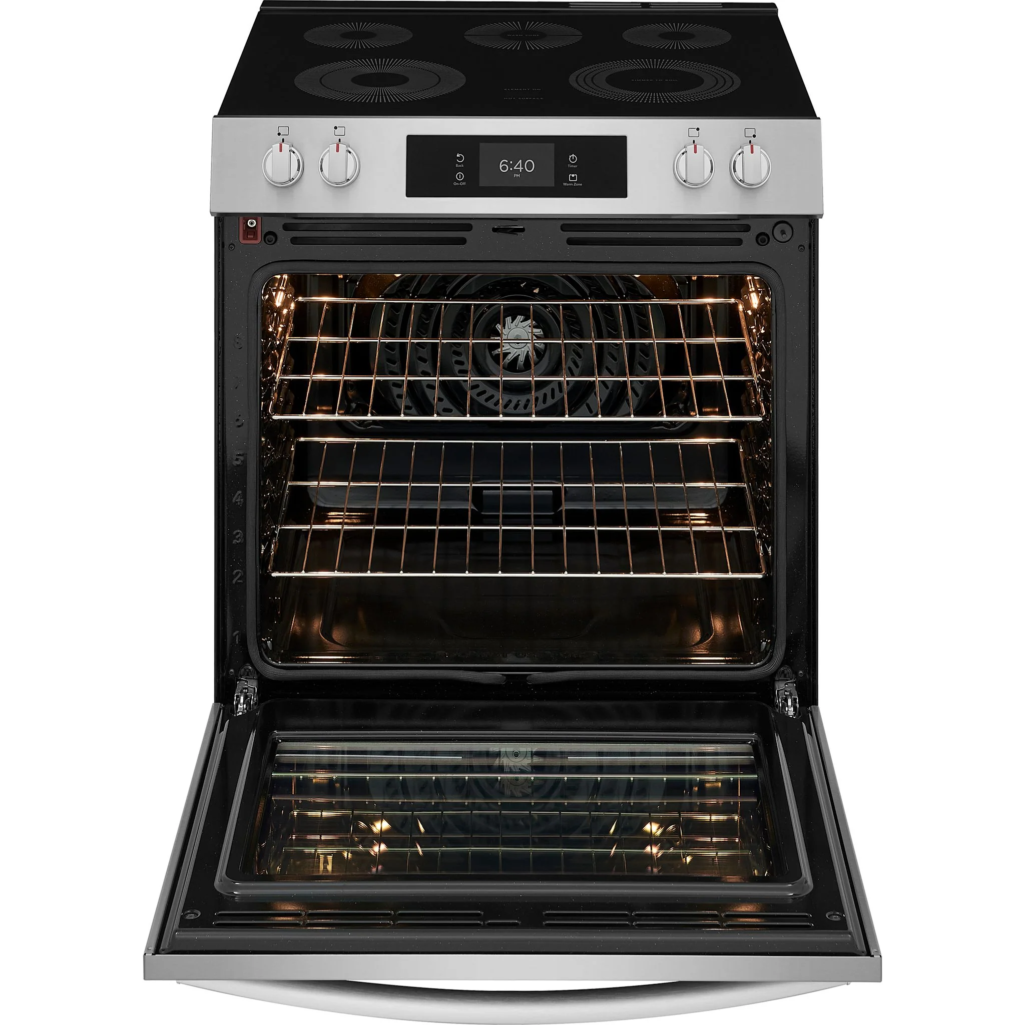 Frigidaire Gallery 30'' Electric Range with Stone-Baked Pizza - Stainless Steel (GCFE307CBF) - Image 8