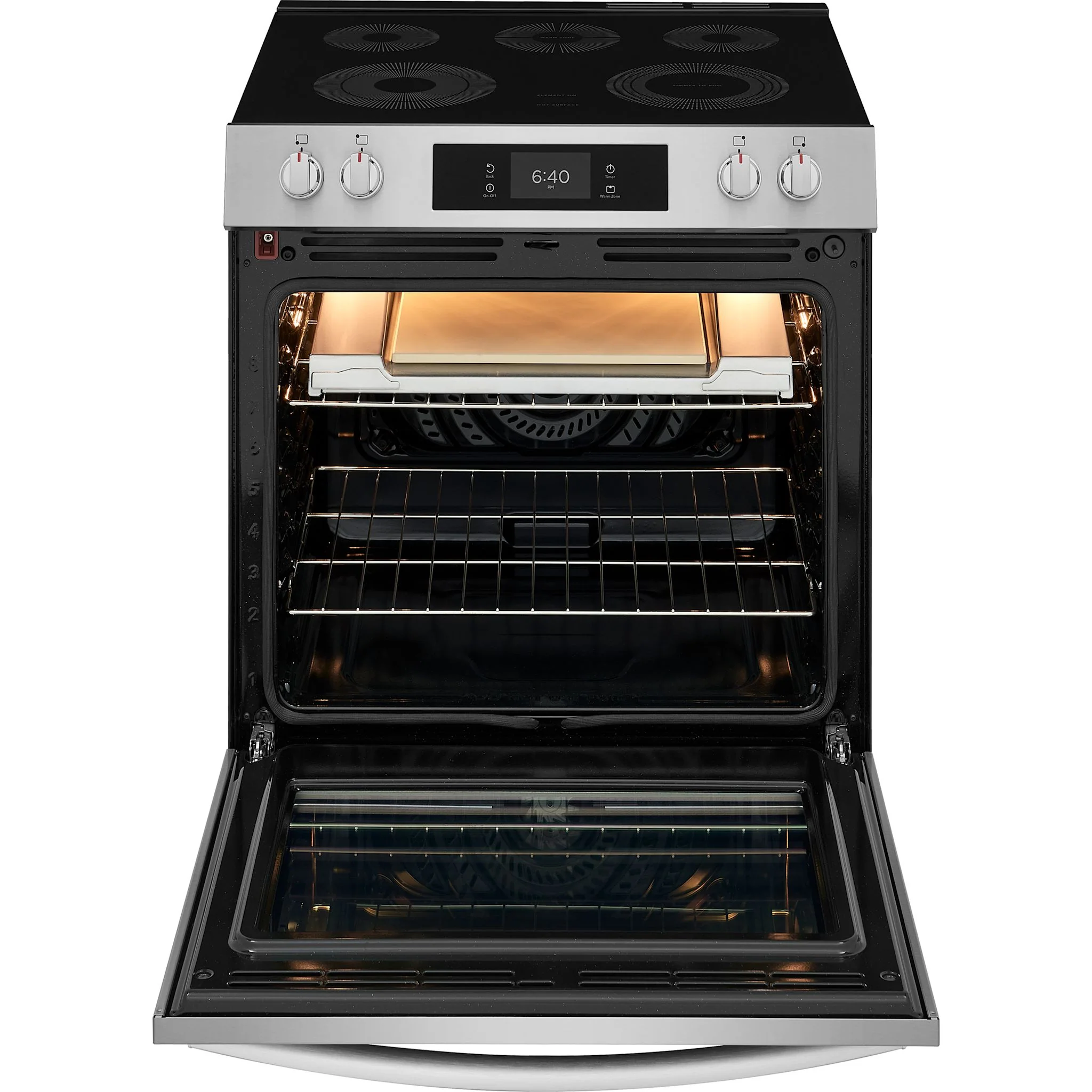 Frigidaire Gallery 30'' Electric Range with Stone-Baked Pizza - Stainless Steel (GCFE307CBF) - Image 9