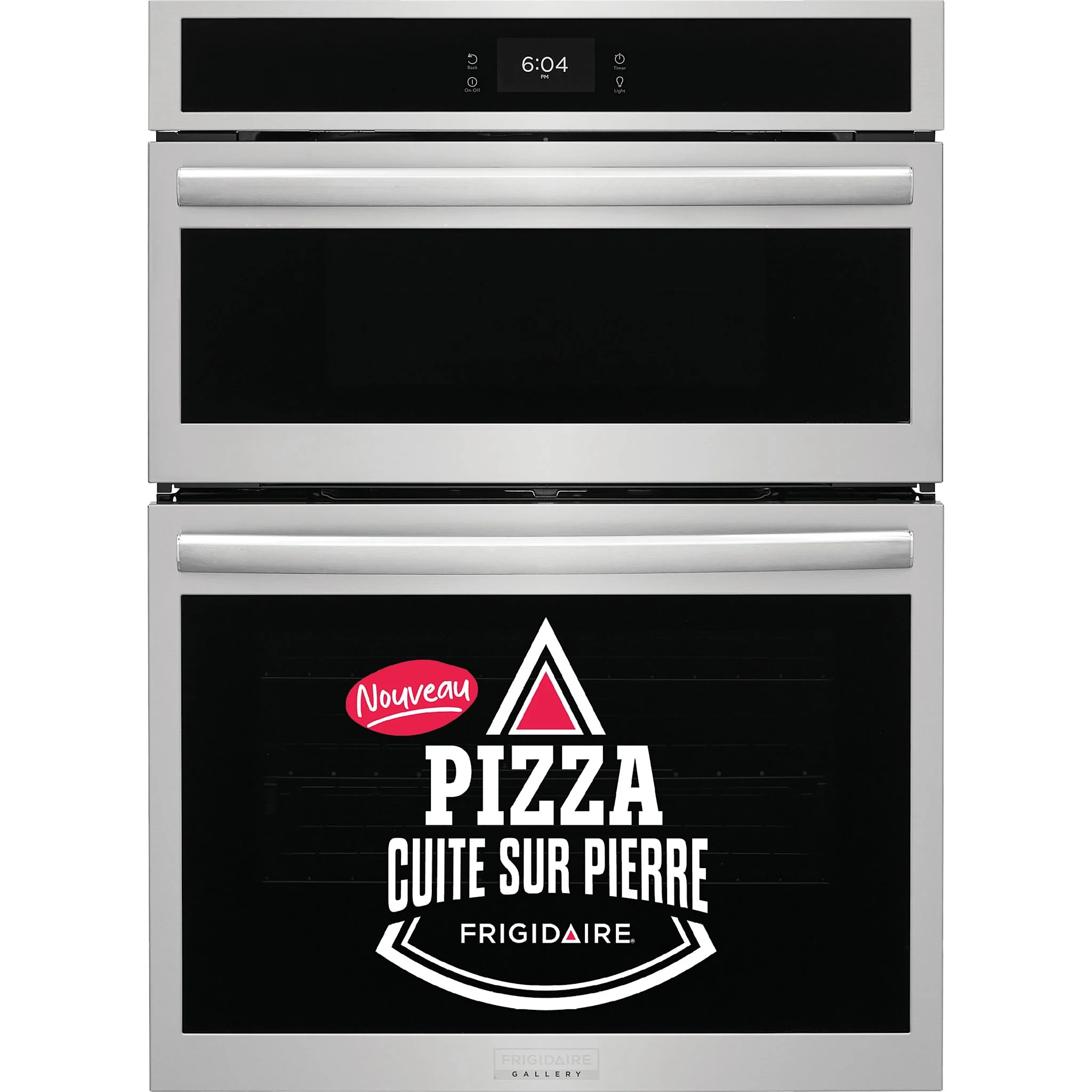 Frigidaire Gallery 30" Electric Wall Oven and Microwave Combination with Stone-Baked Pizza - Smudgeproof Stainless Steel (GCWM3070AF) - Image 10
