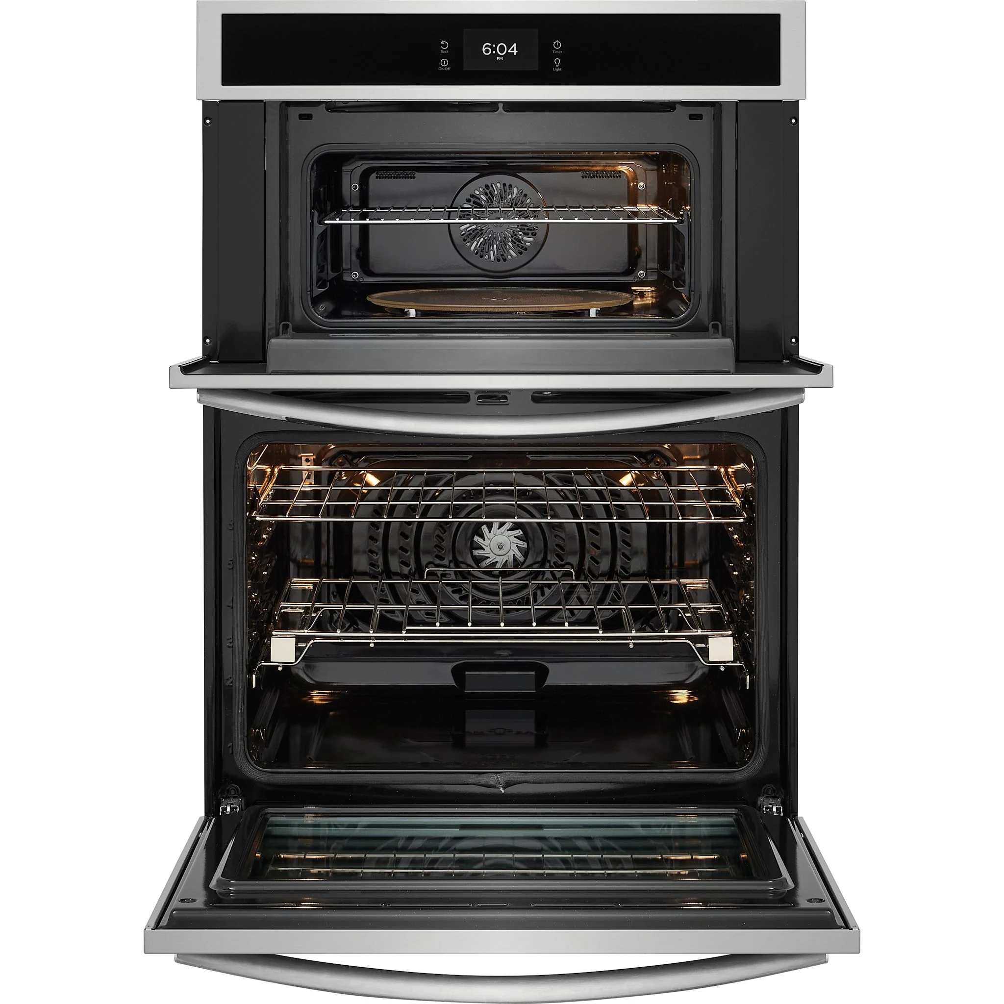 Frigidaire Gallery 30" Electric Wall Oven and Microwave Combination with Stone-Baked Pizza - Smudgeproof Stainless Steel (GCWM3070AF) - Image 14