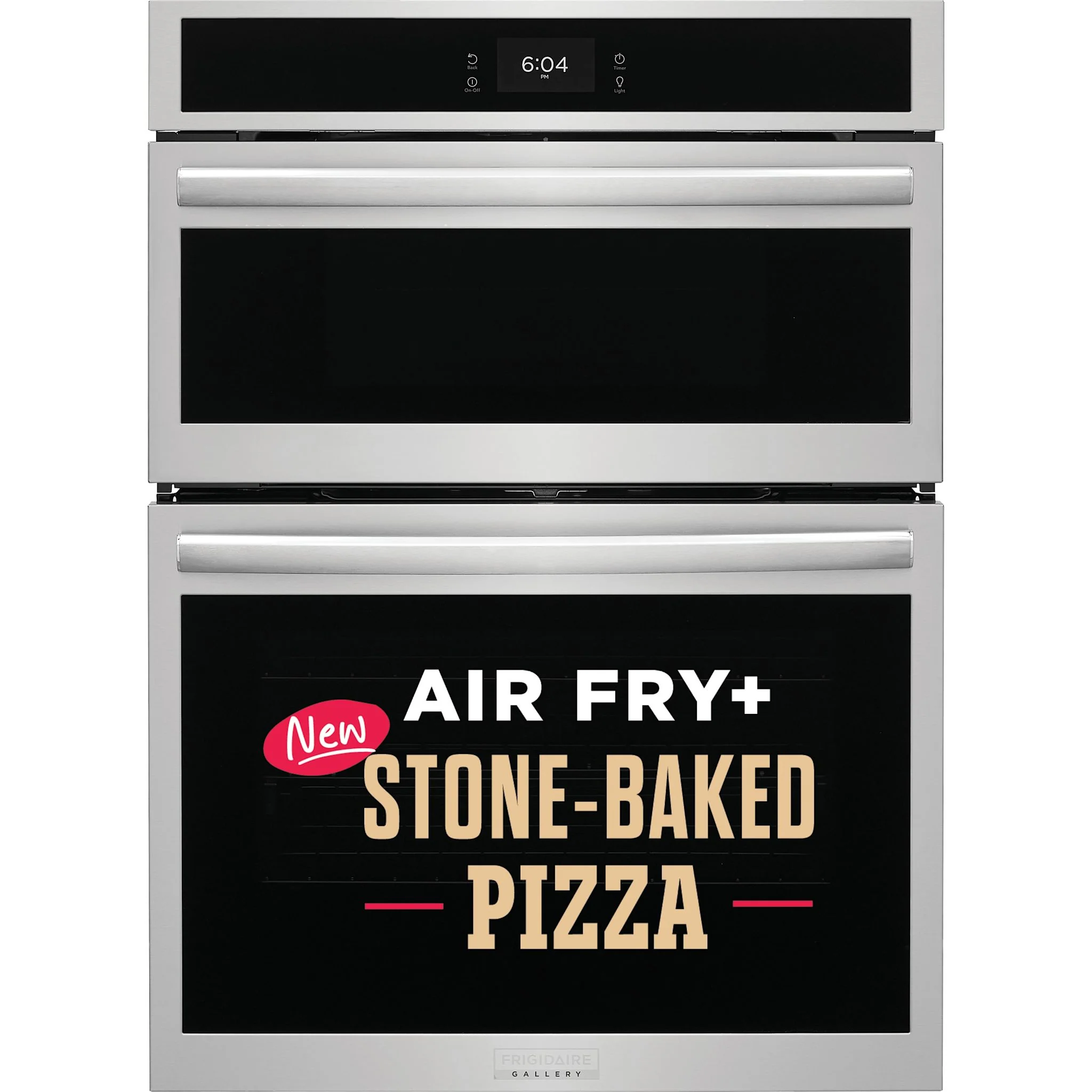 Frigidaire Gallery 30" Electric Wall Oven and Microwave Combination with Stone-Baked Pizza - Smudgeproof Stainless Steel (GCWM3070AF) - Image 5