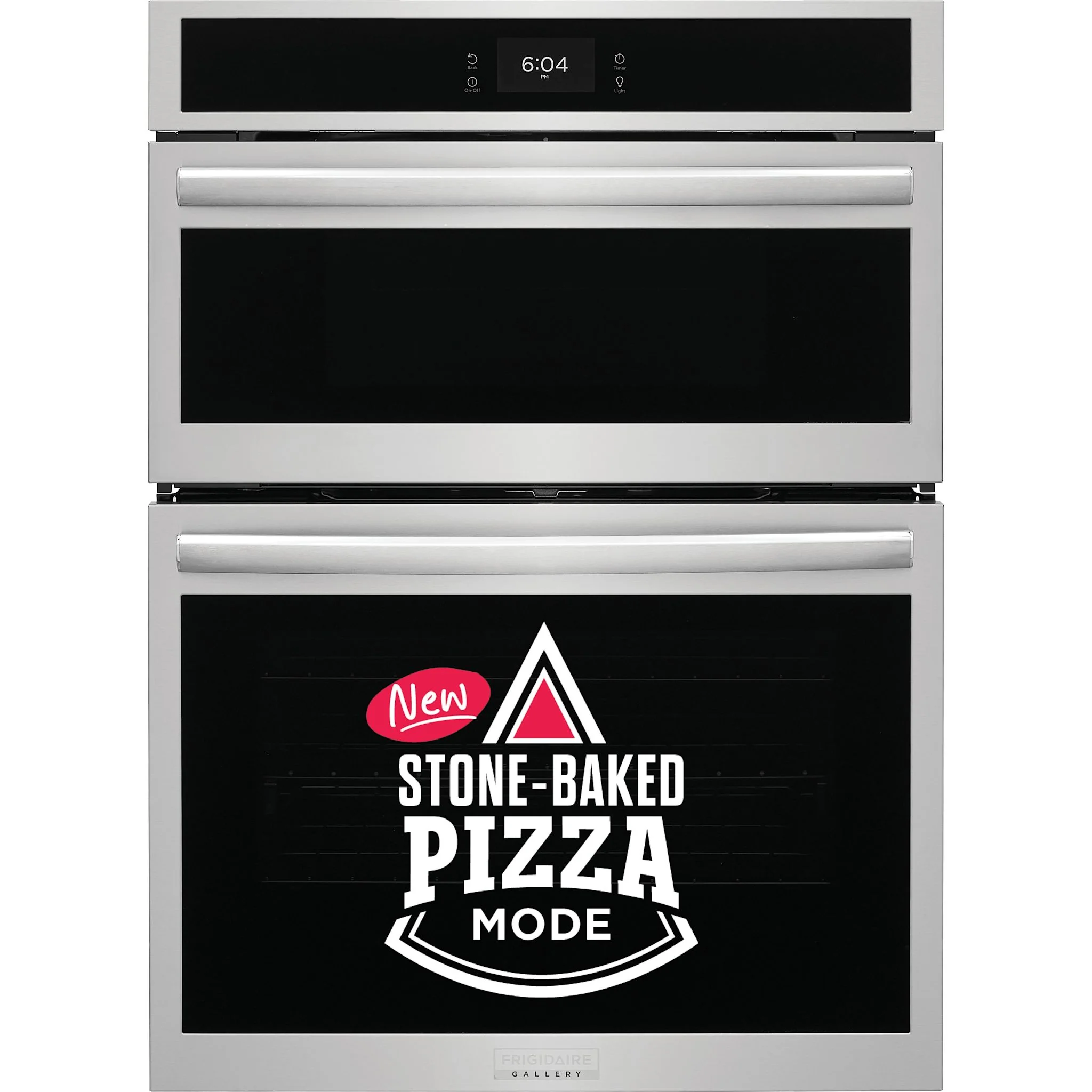 Frigidaire Gallery 30" Electric Wall Oven and Microwave Combination with Stone-Baked Pizza - Smudgeproof Stainless Steel (GCWM3070AF) - Image 9
