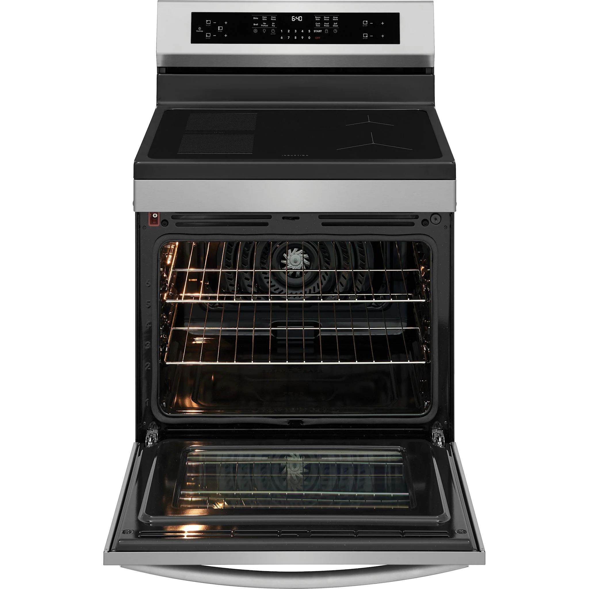 Frigidaire Gallery 30" Freestanding Induction Range with Total Convection - Stainless Steel (GCRI306CBF) - Image 3