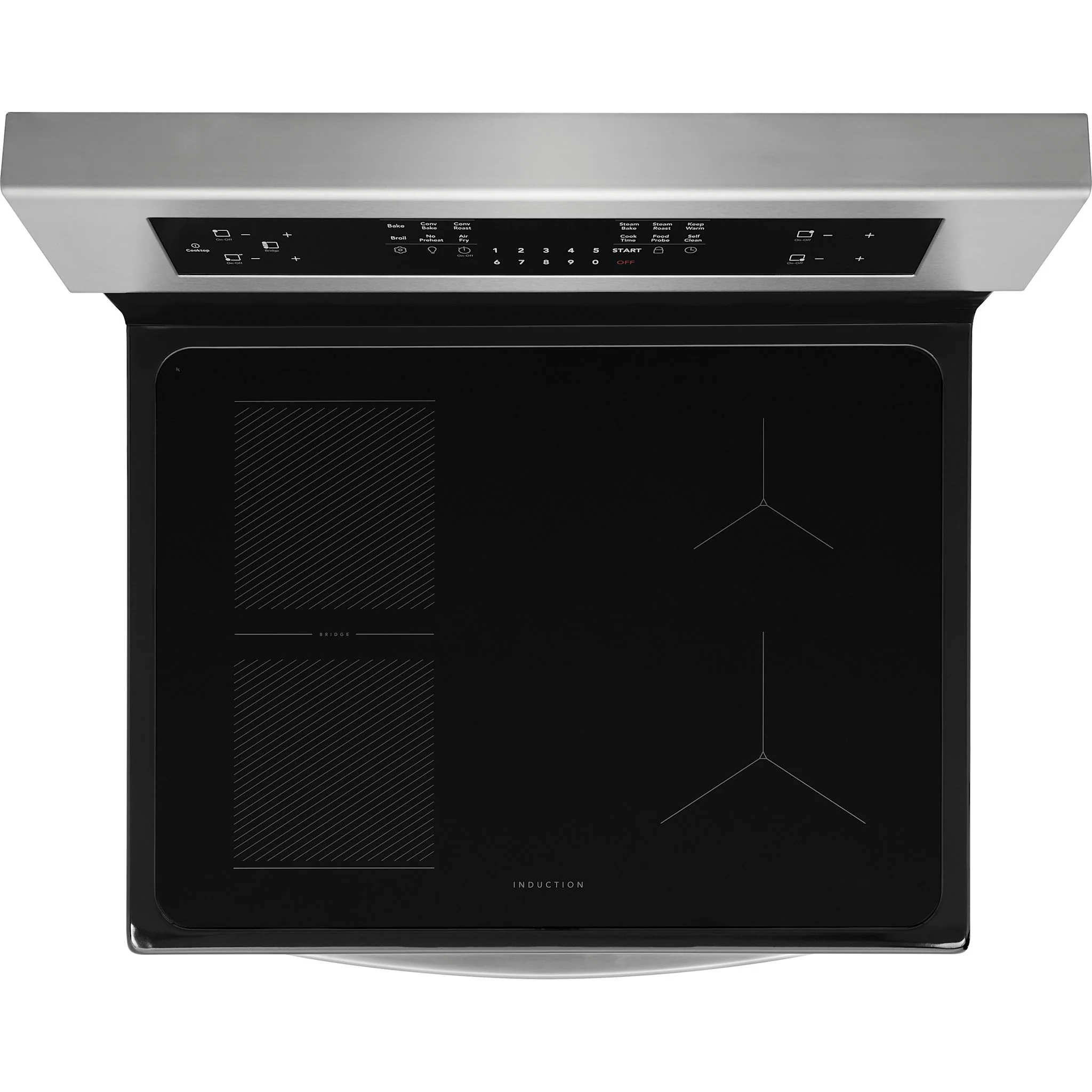 Frigidaire Gallery 30" Freestanding Induction Range with Total Convection - Stainless Steel (GCRI306CBF) - Image 4