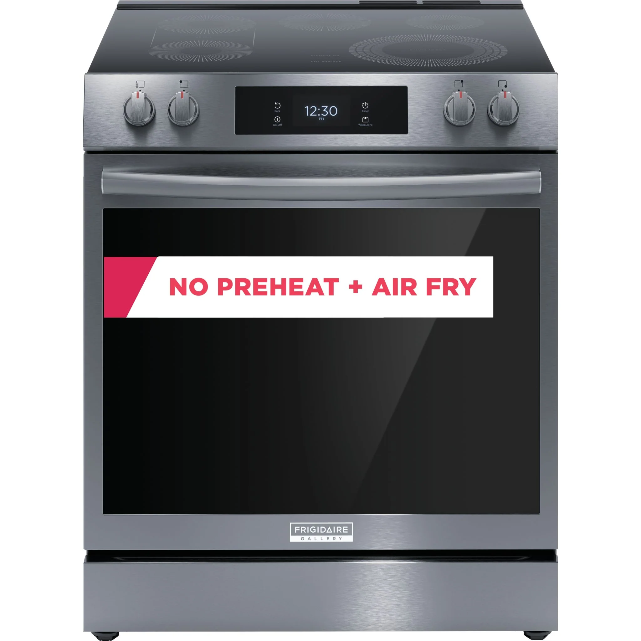 Frigidaire Gallery 30" Front Control Electric Range with Total Convection - Black ( GCFE306CBD ) - Image 2