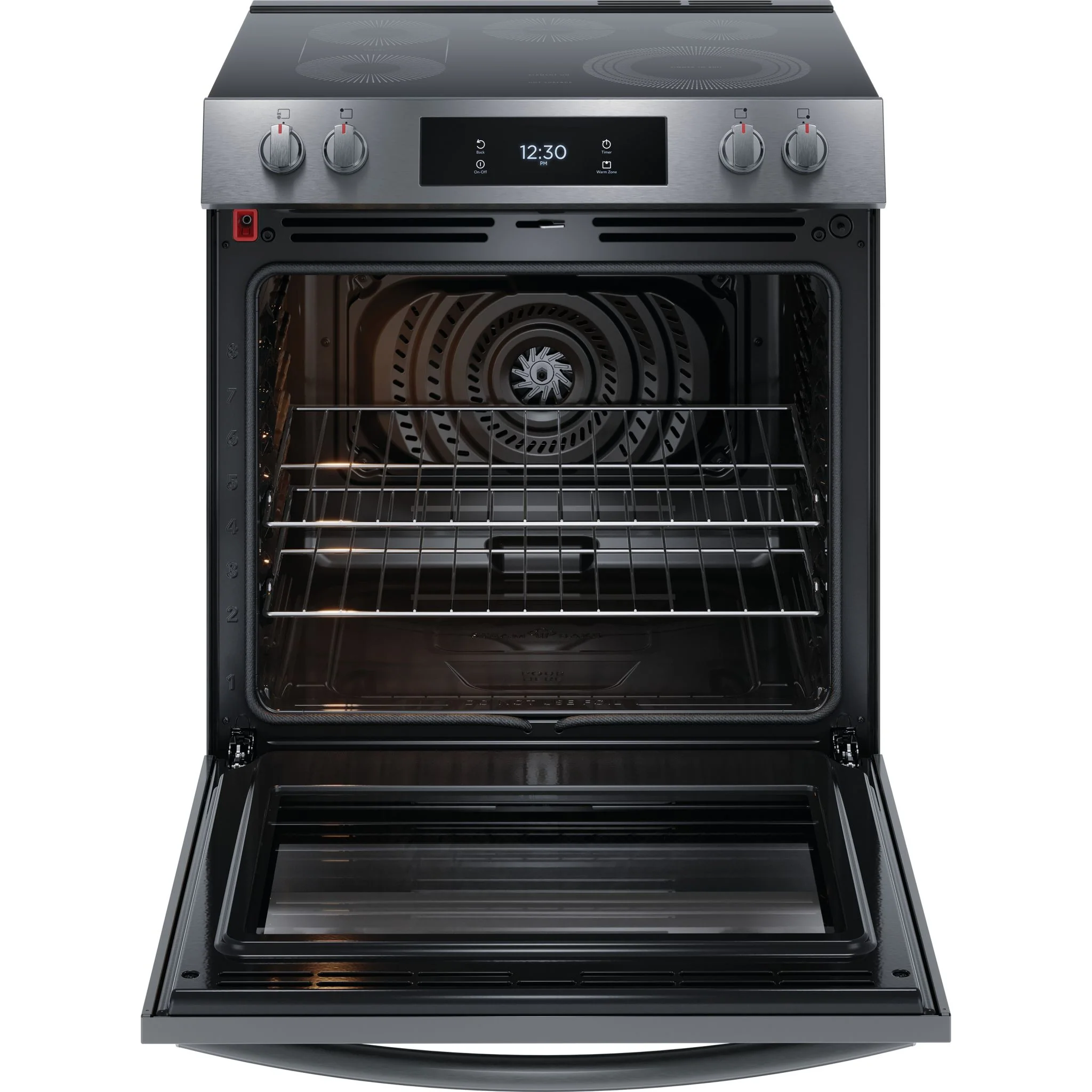 Frigidaire Gallery 30" Front Control Electric Range with Total Convection - Black ( GCFE306CBD ) - Image 6