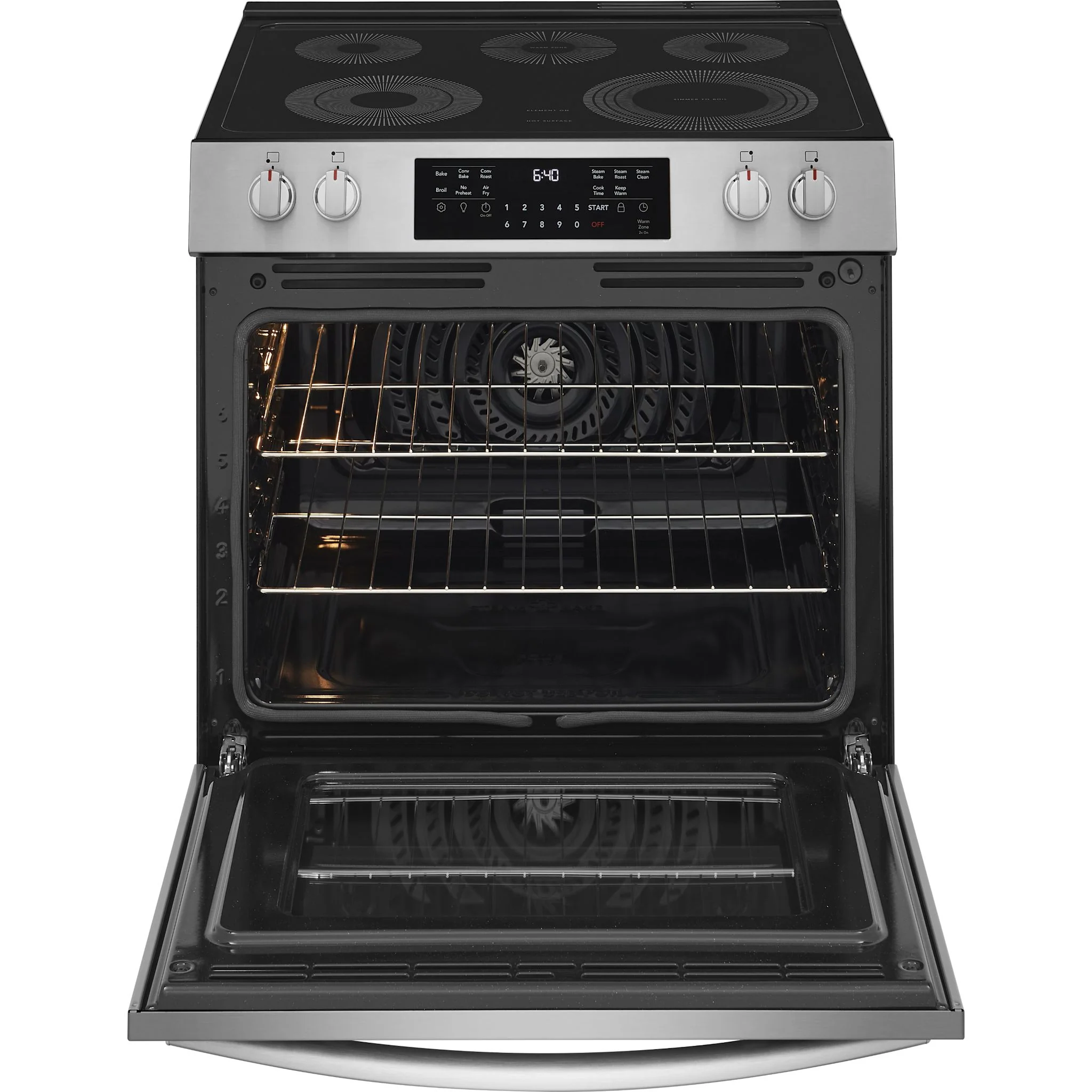 Frigidaire Gallery 30" Front Control Electric Range with Total Convection - Stainless Steel ( GCFE305CBF ) - Image 3
