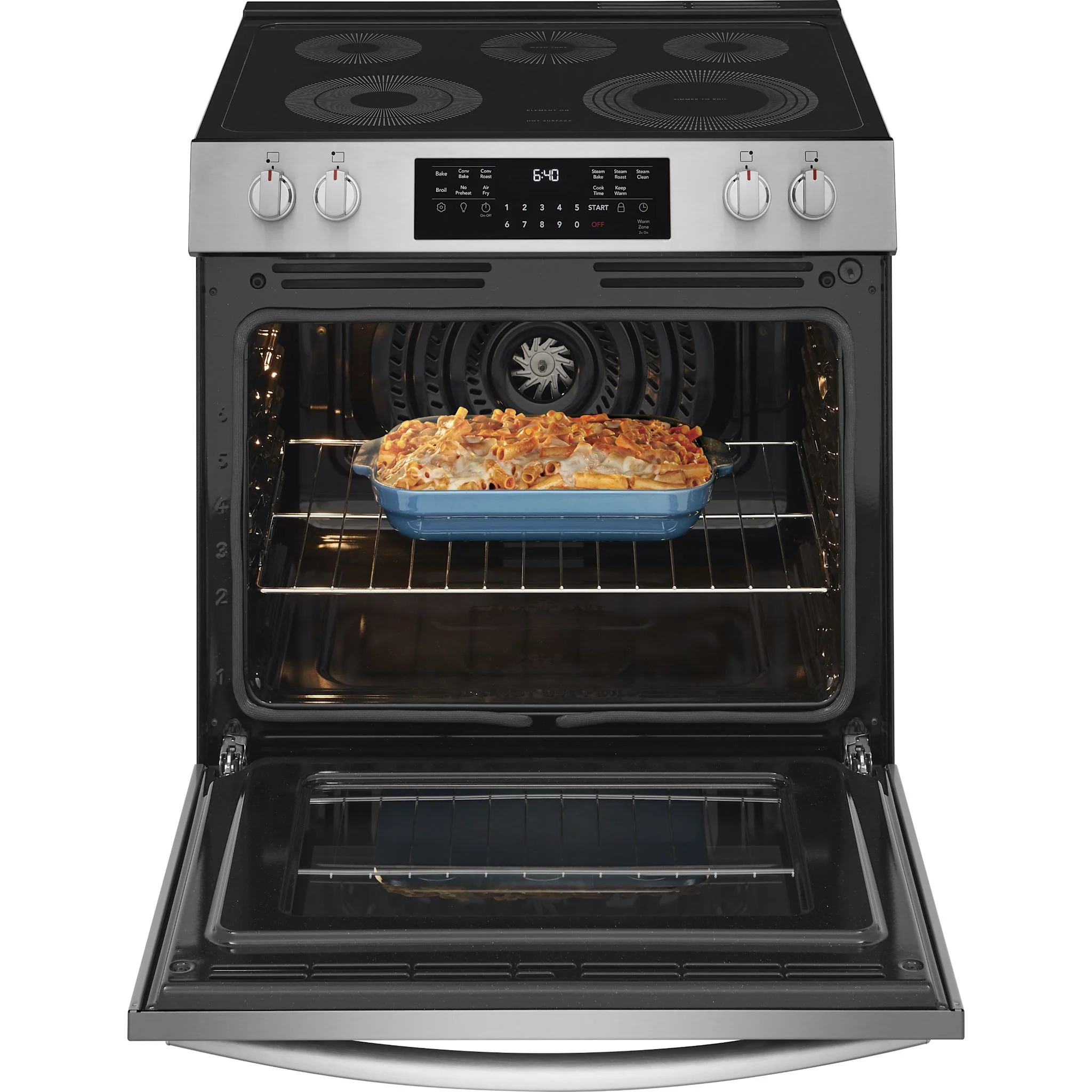 Frigidaire Gallery 30" Front Control Electric Range with Total Convection - Stainless Steel ( GCFE305CBF ) - Image 4