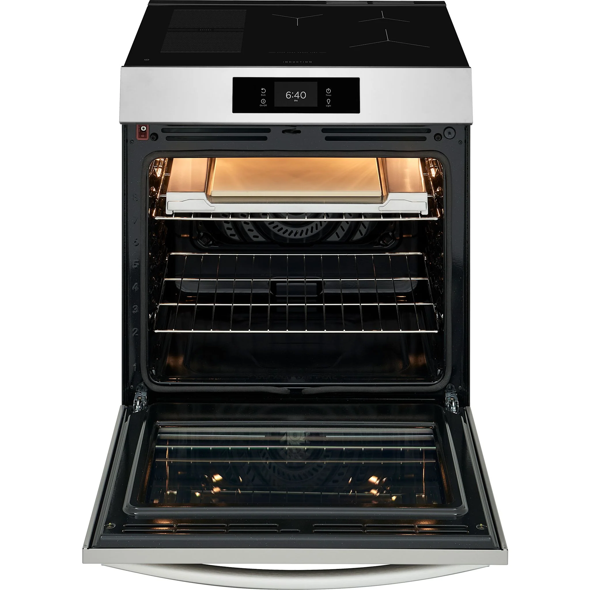 Frigidaire Gallery 30'' Front Control Induction Range with Stone-Baked Pizza - Stainless Steel (GCFI307CBF) - Image 12