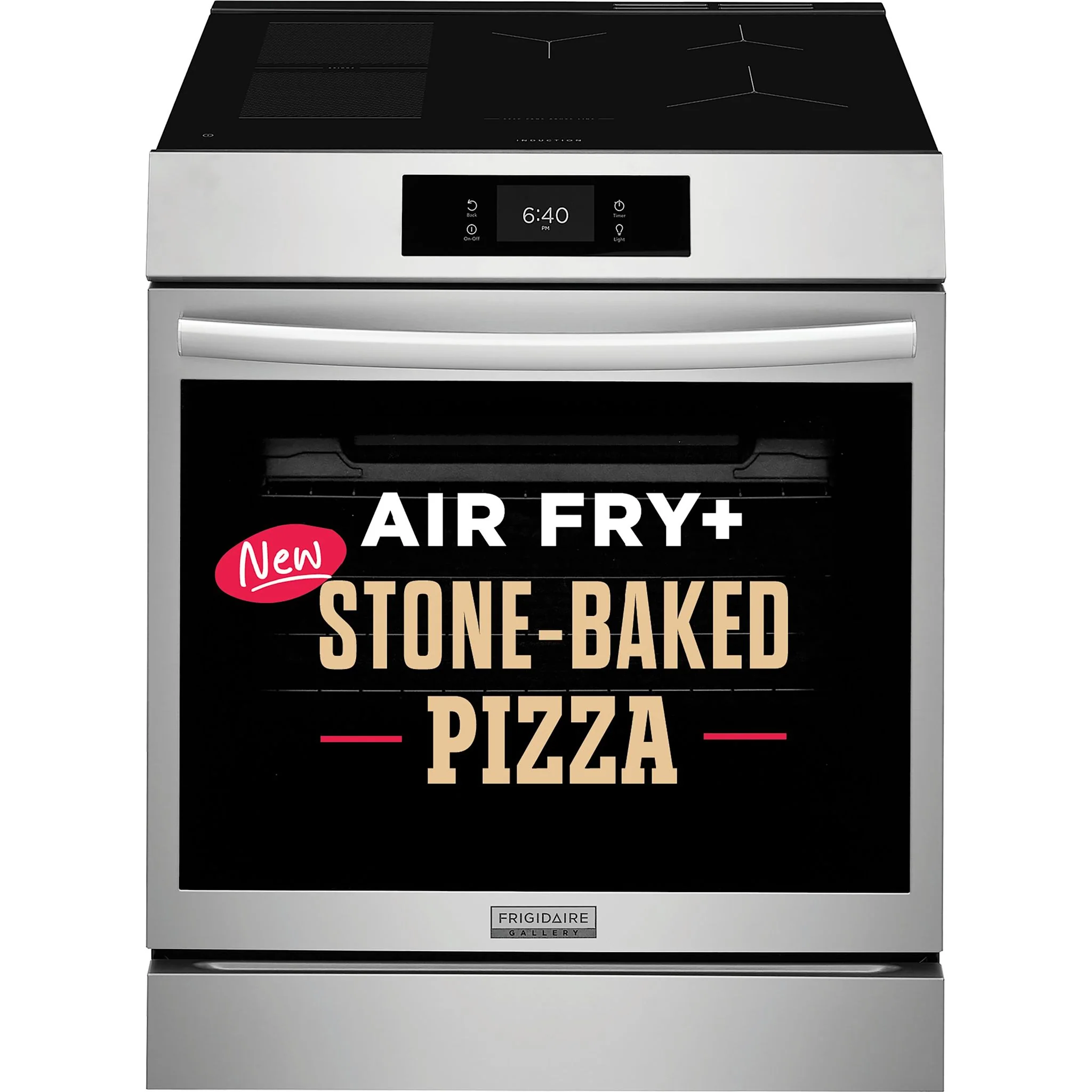 Frigidaire Gallery 30'' Front Control Induction Range with Stone-Baked Pizza - Stainless Steel (GCFI307CBF) - Image 2